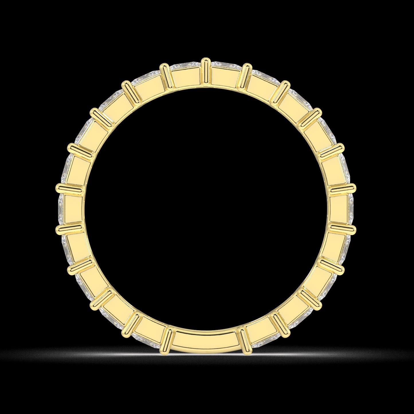 Petite Greenwich Radiant Eternity Bands