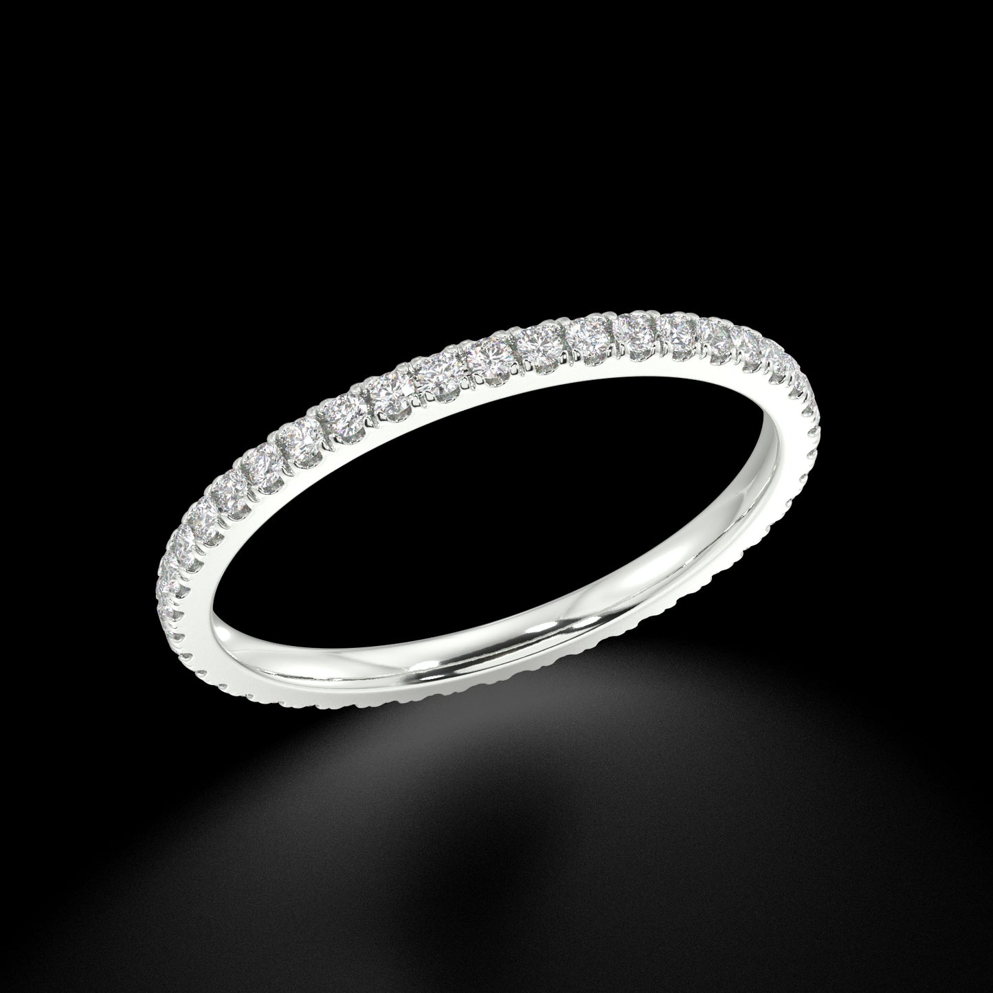 Delancey Round Petite Eternity Bands