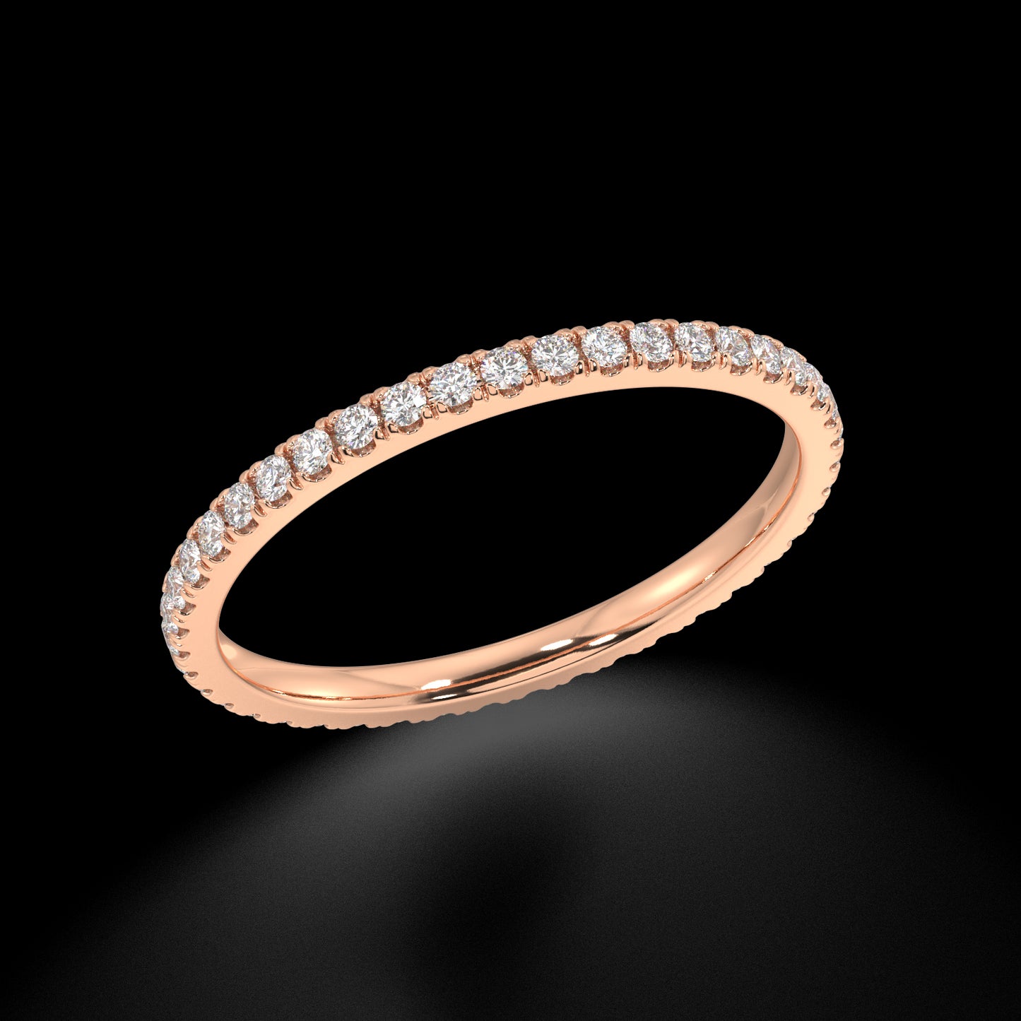 Delancey Round Petite Eternity Bands