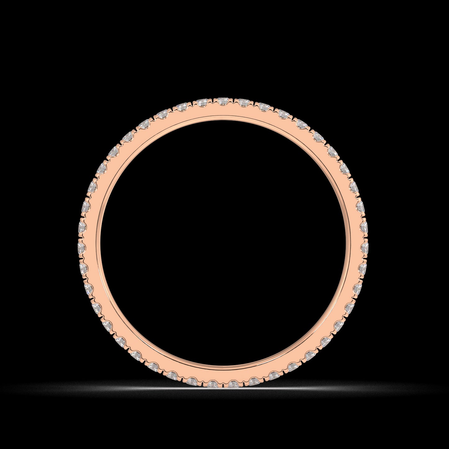 Delancey Round Petite Eternity Bands