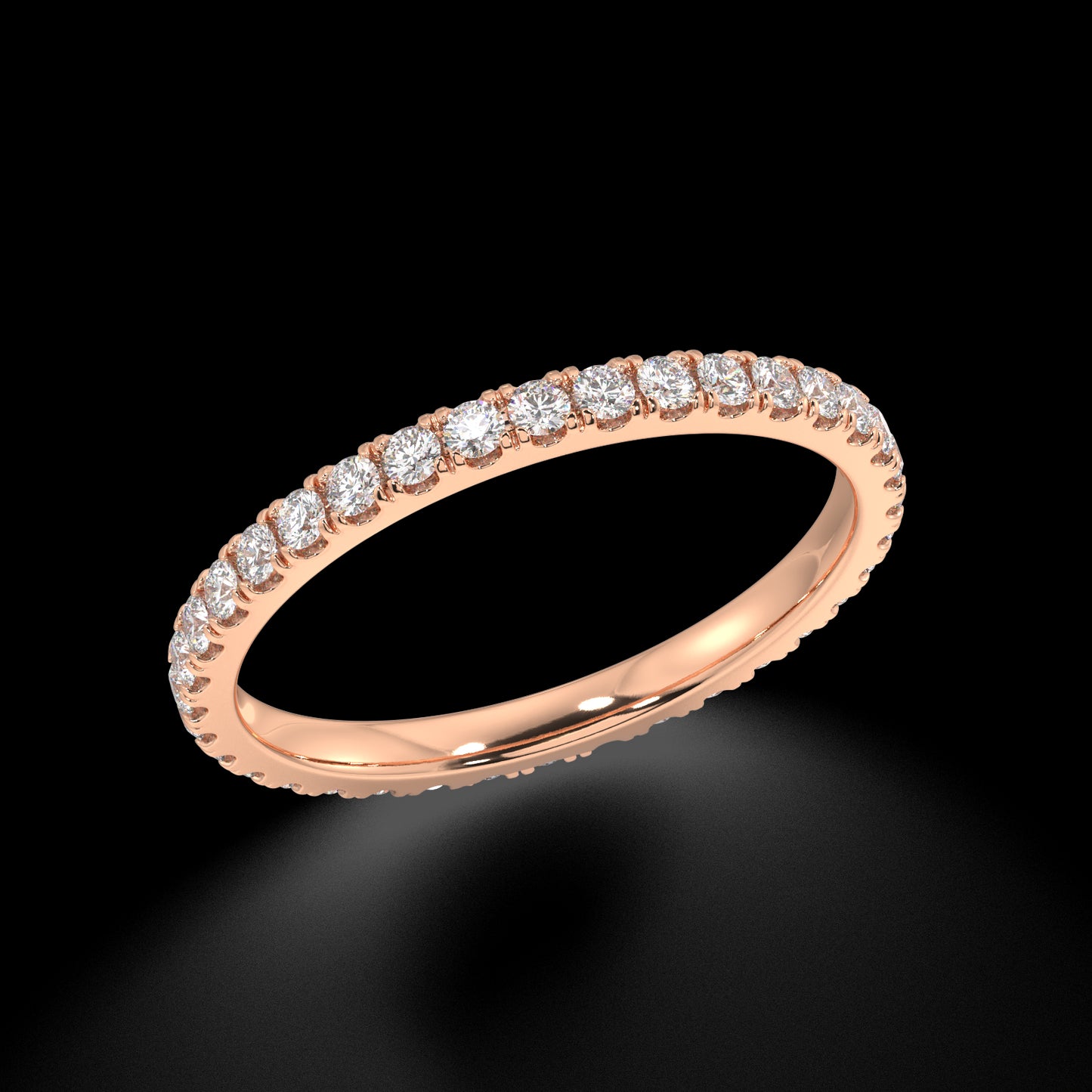 Delancey Round Petite Eternity Bands