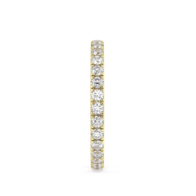 Delancey Round Petite Eternity Bands - 1ct
