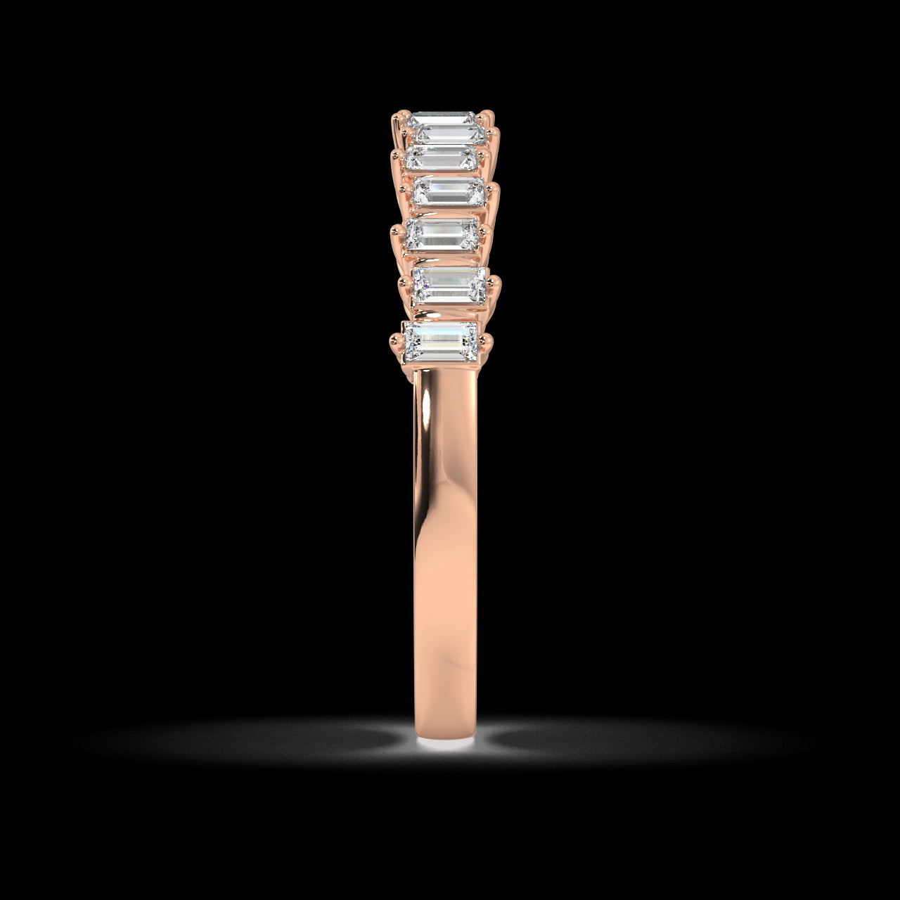 Aurora Baguette Diamond Ring