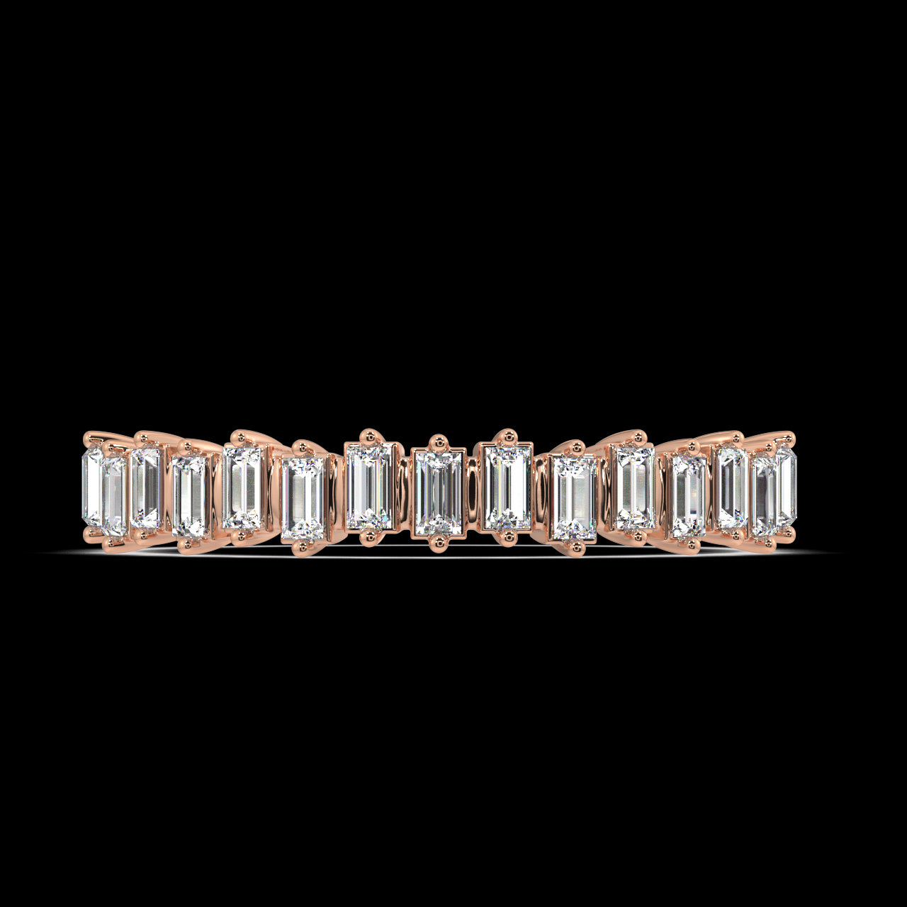 Aurora Baguette Diamond Ring