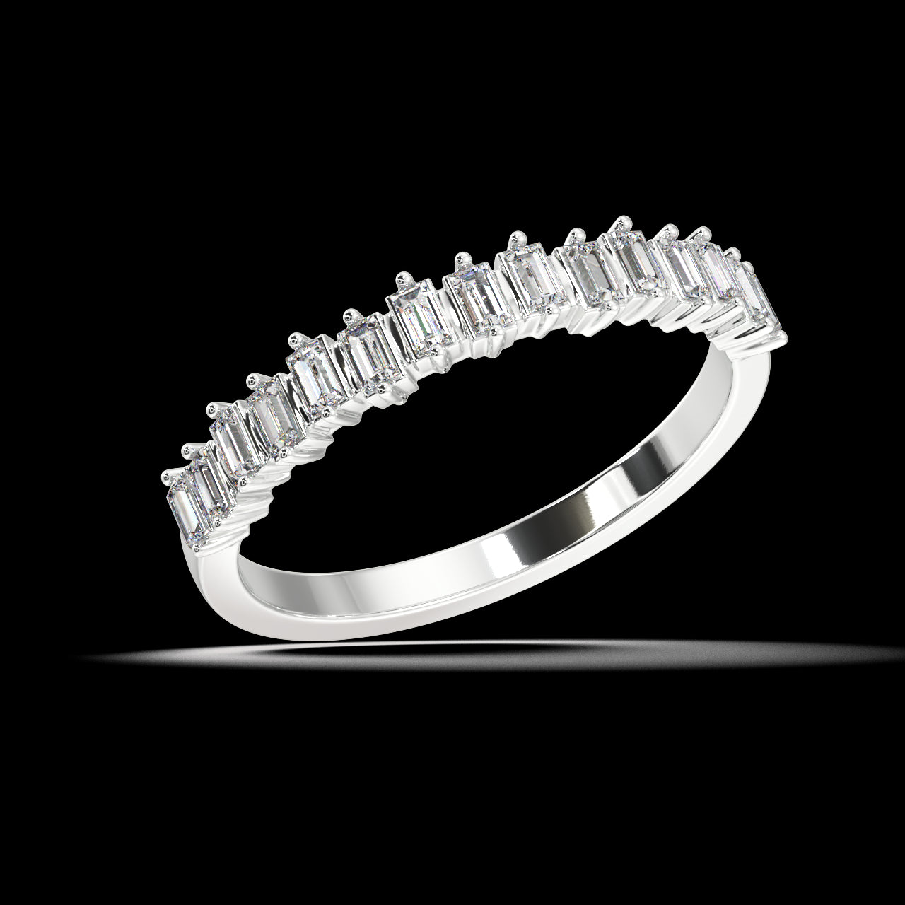 Aurora Baguette Diamond Ring