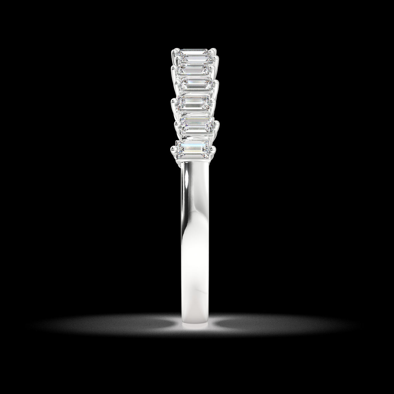 Aurora Baguette Diamond Ring