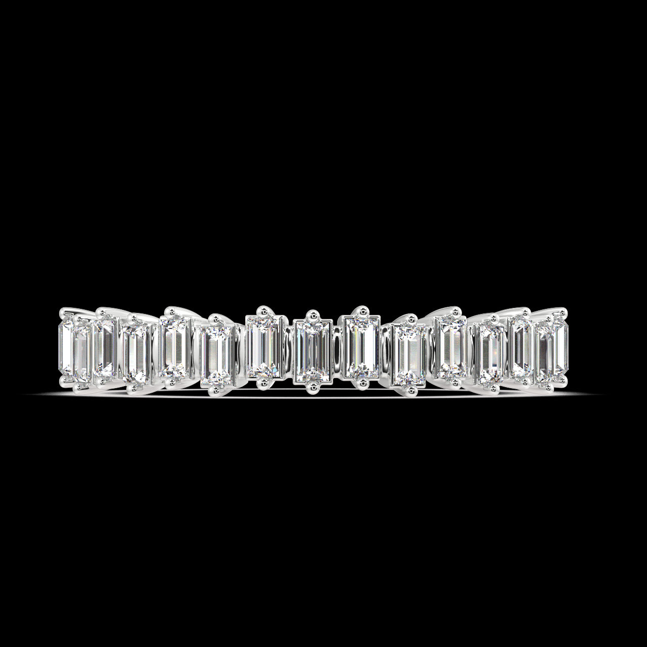 Aurora Baguette Diamond Ring
