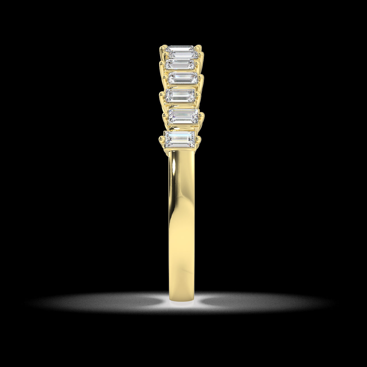 Aurora Baguette Diamond Ring