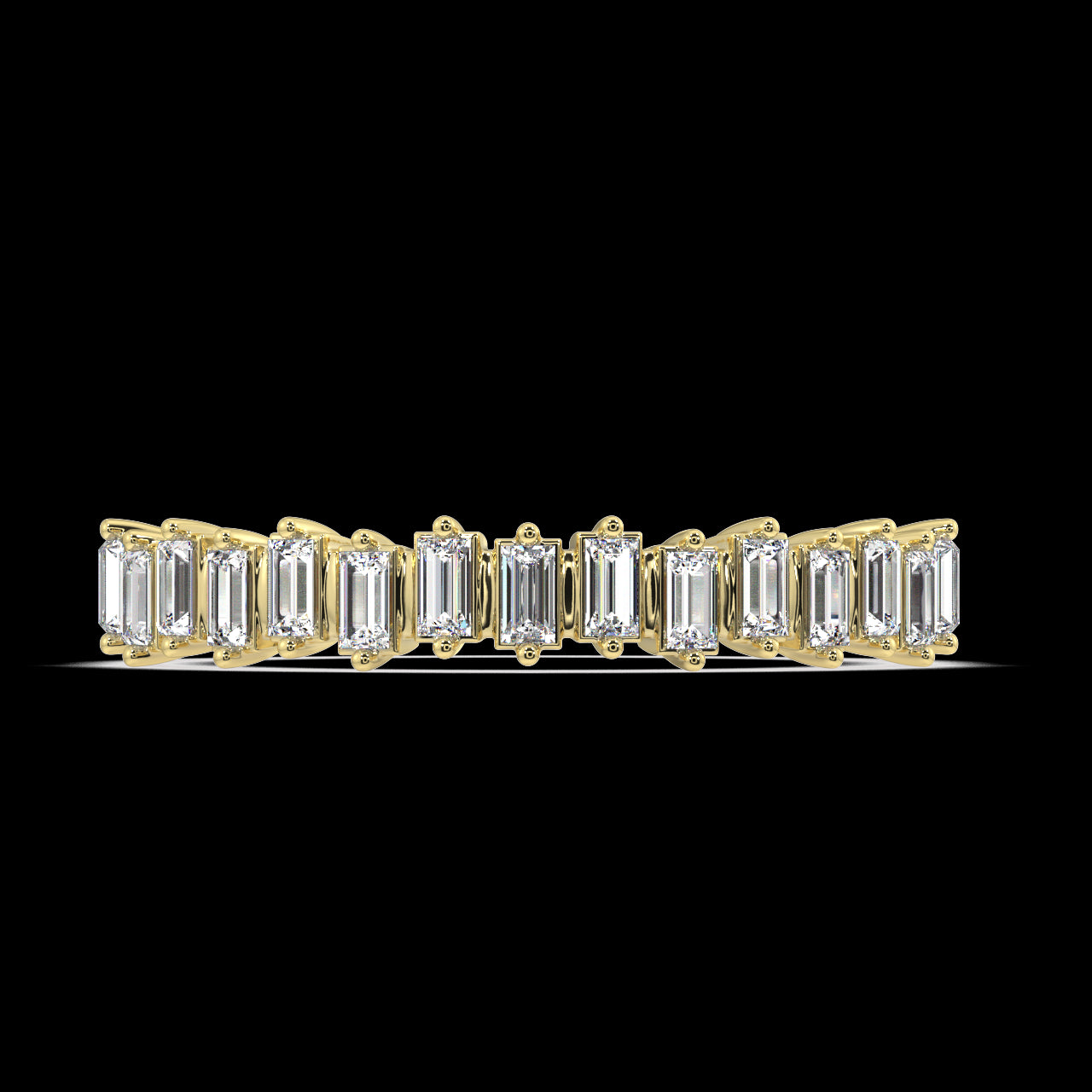 Aurora Baguette Diamond Ring