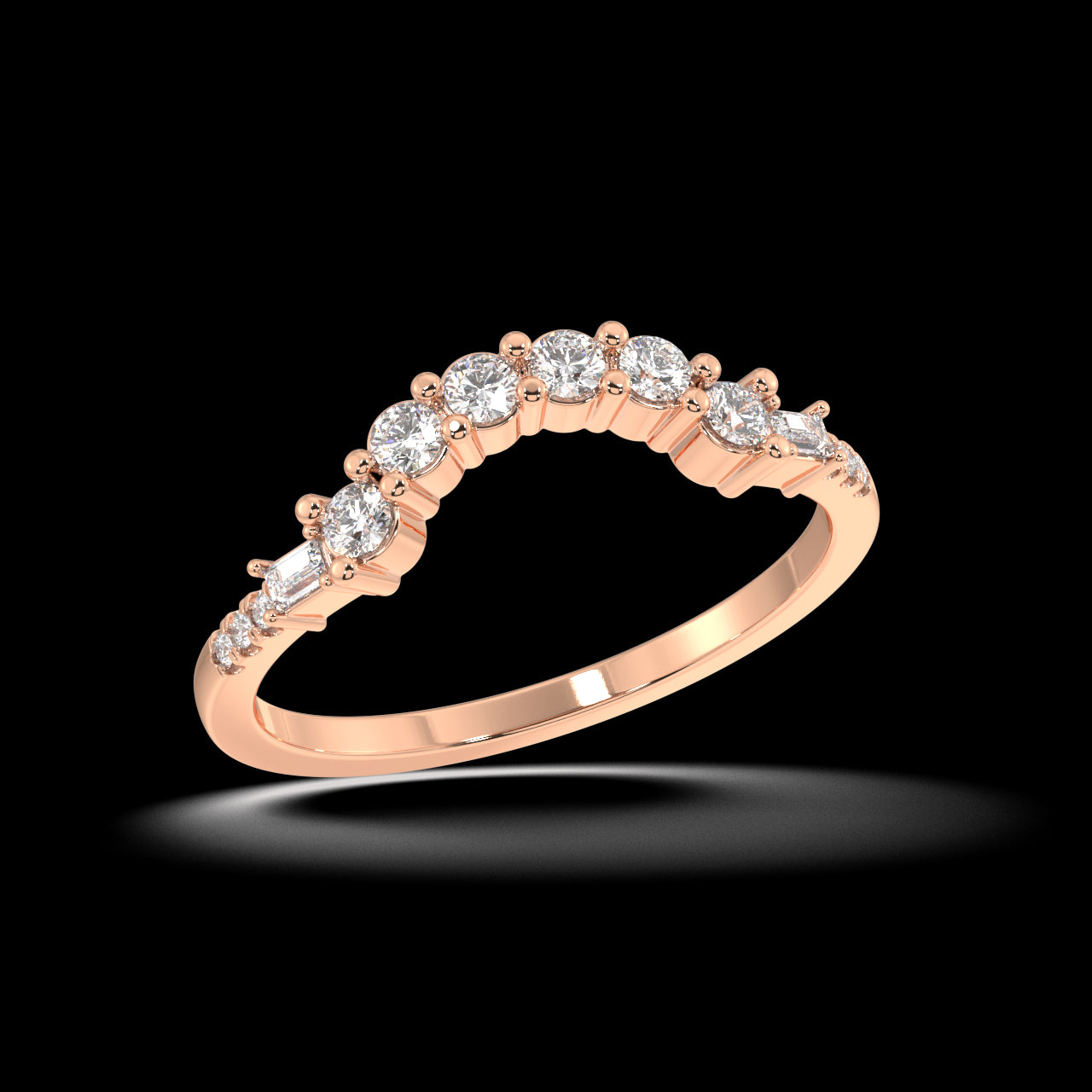 Autumn Baguette Diamond Ring