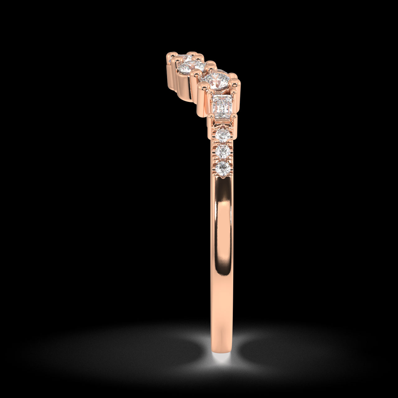 Autumn Baguette Diamond Ring