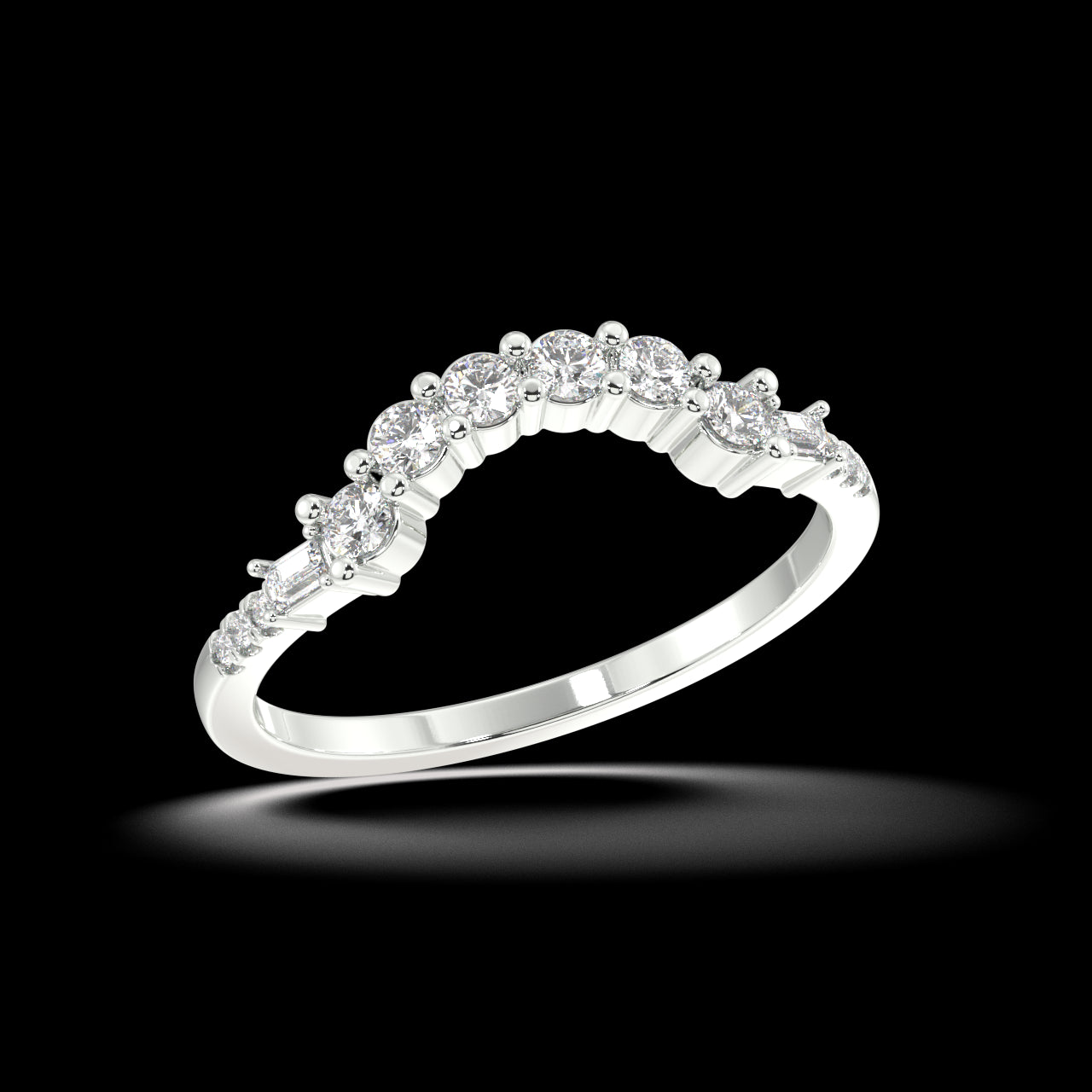 Autumn Baguette Diamond Ring