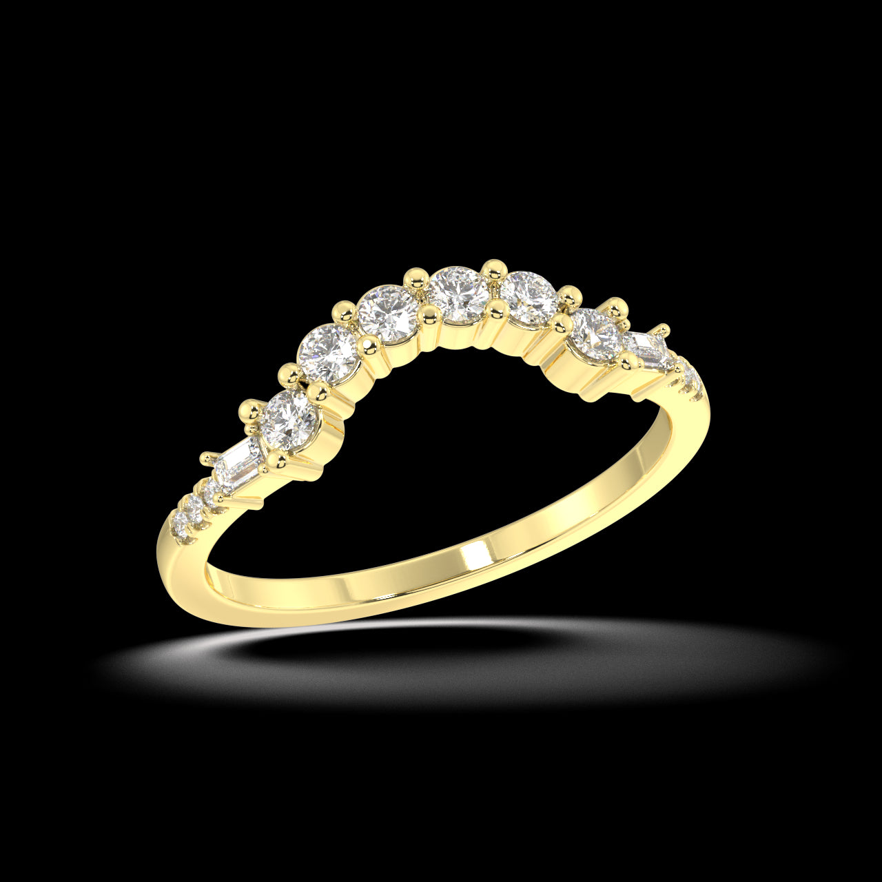 Autumn Baguette Diamond Ring