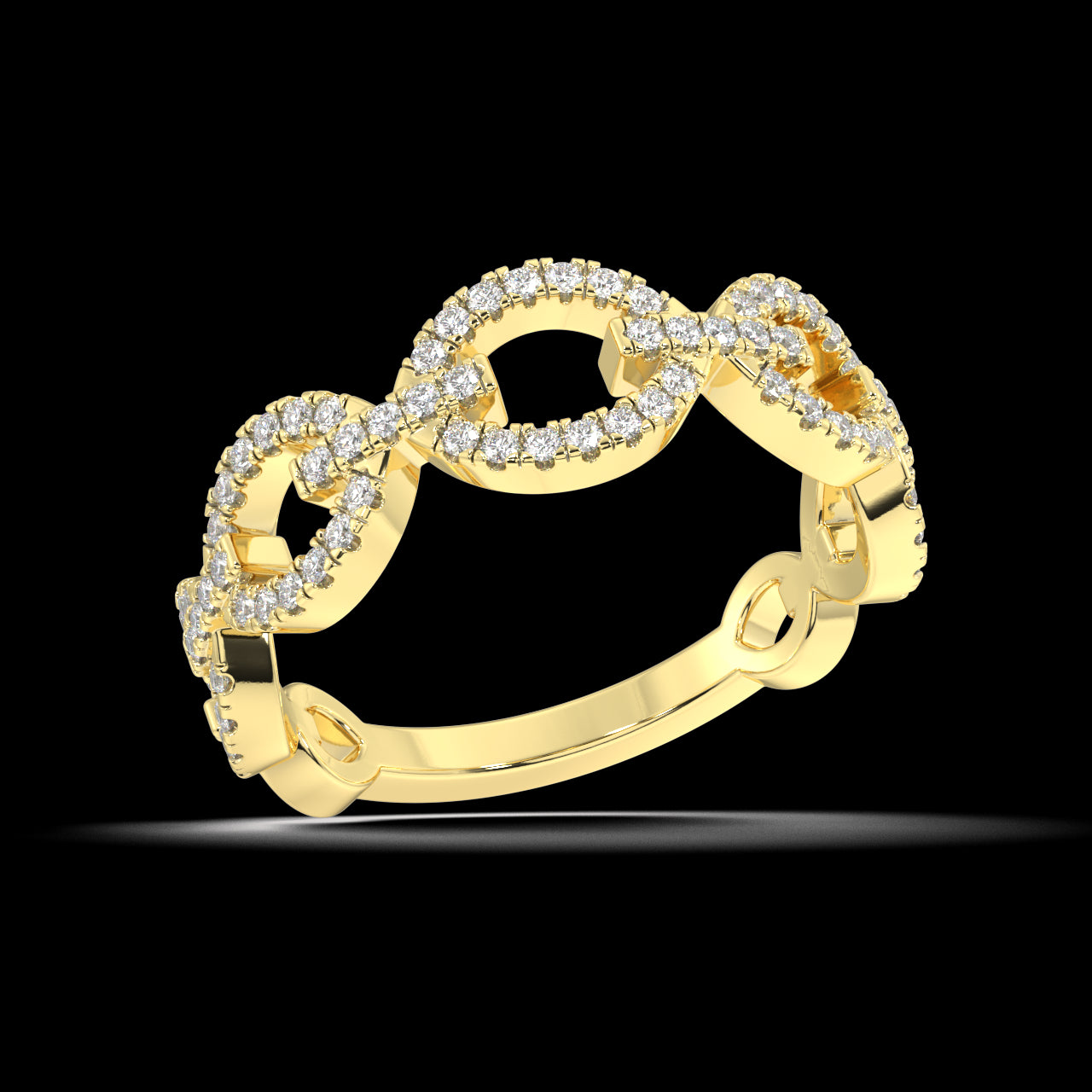 Opal Round Diamond Ring