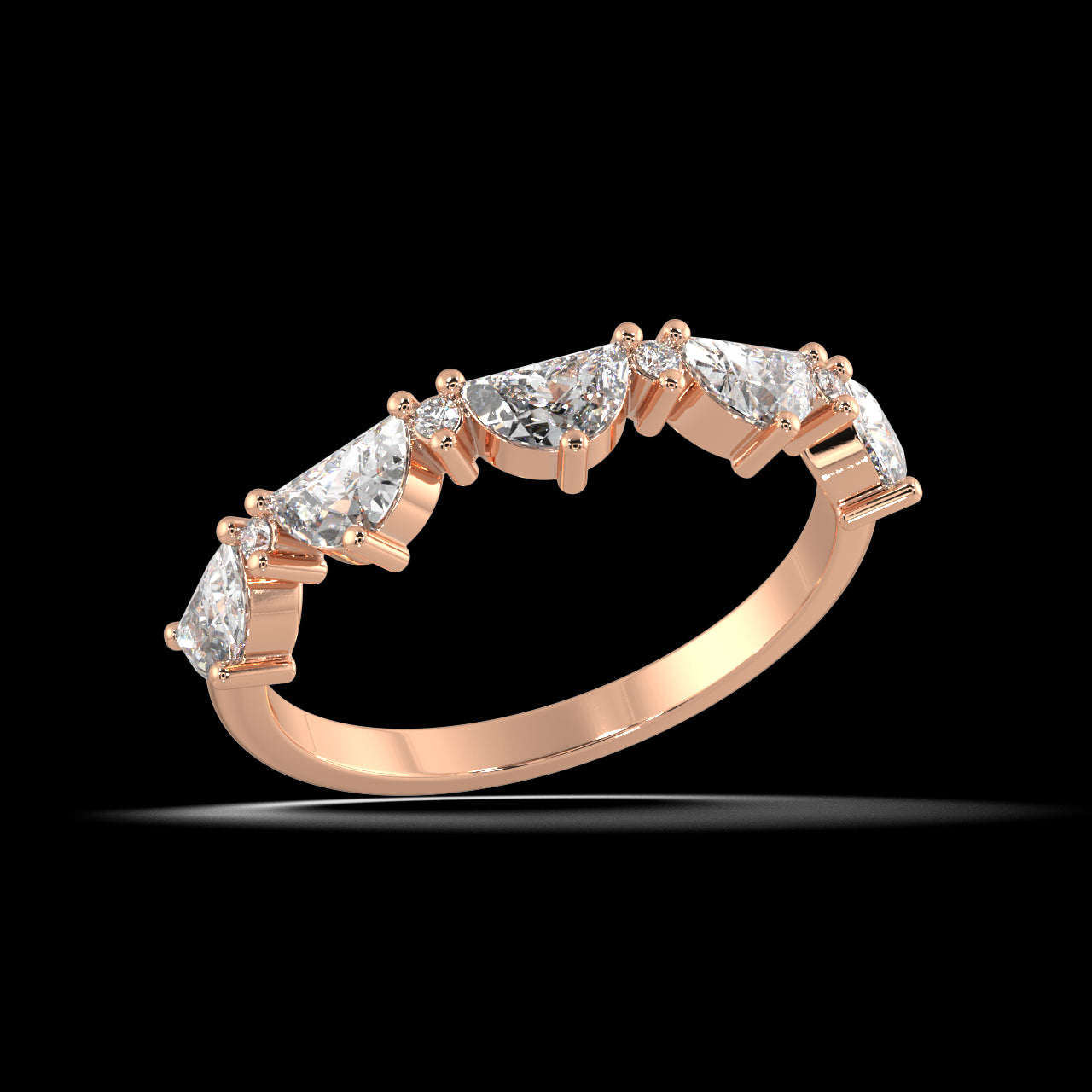 Lunar Eclipse Diamond Ring