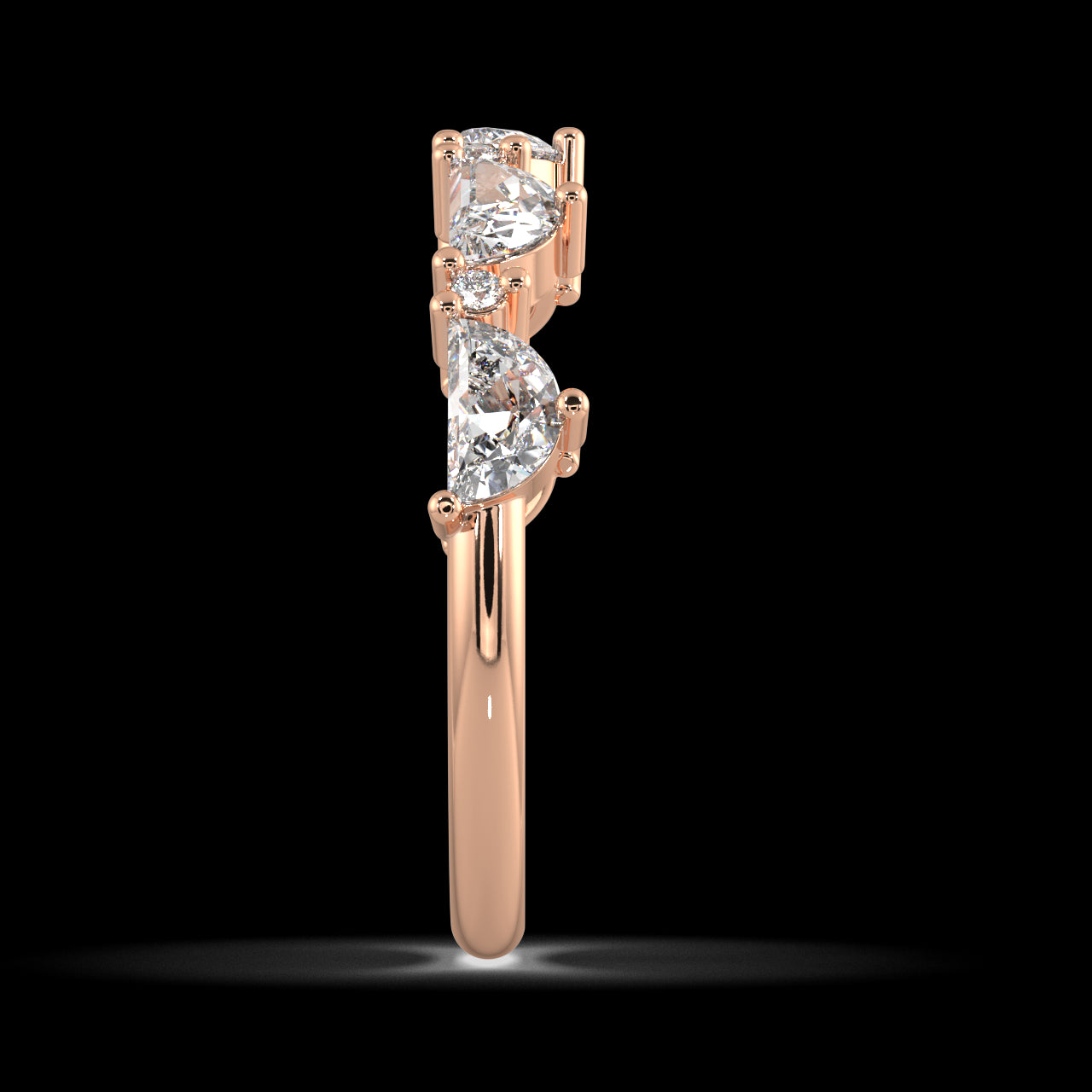 Lunar Eclipse Diamond Ring