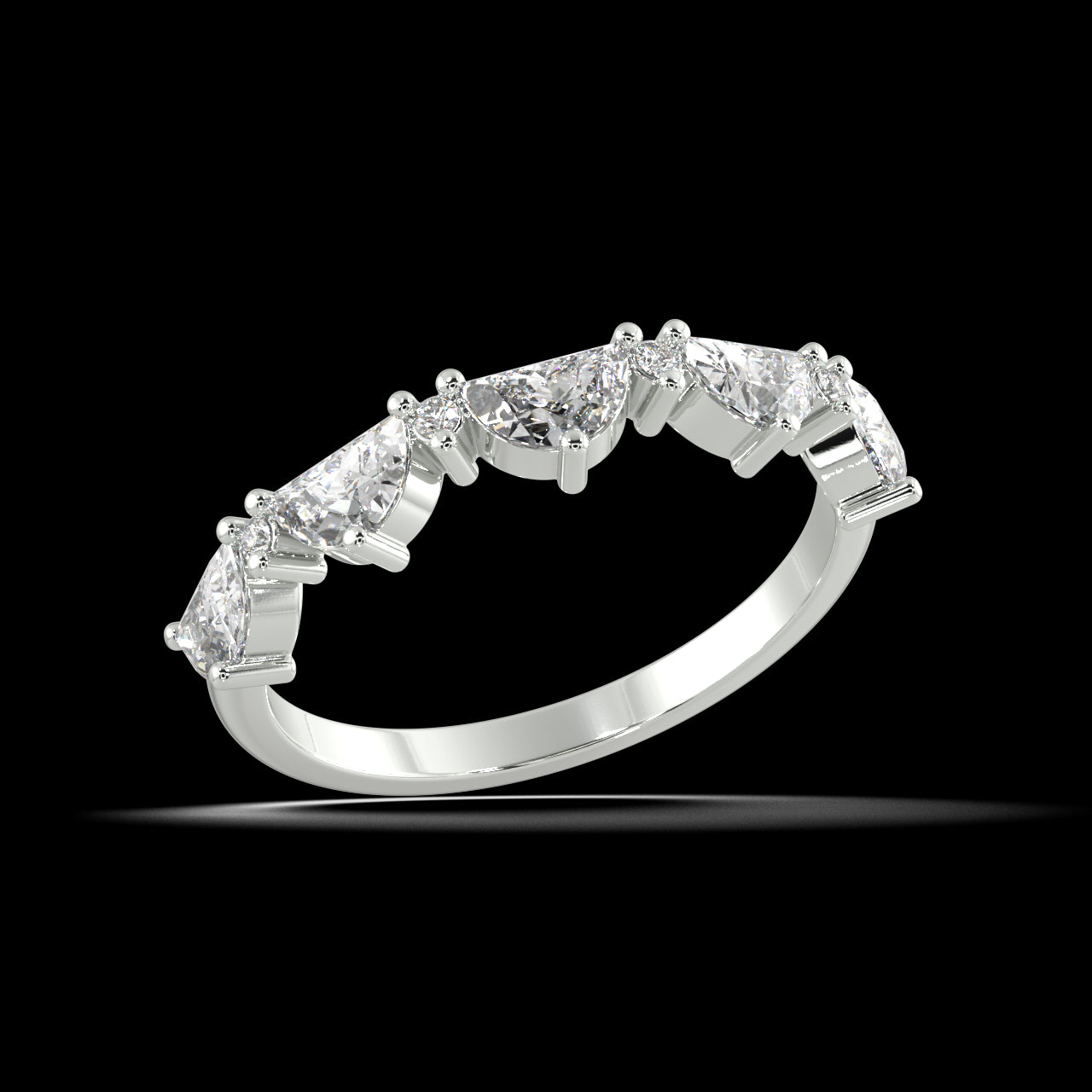 Lunar Eclipse Diamond Ring