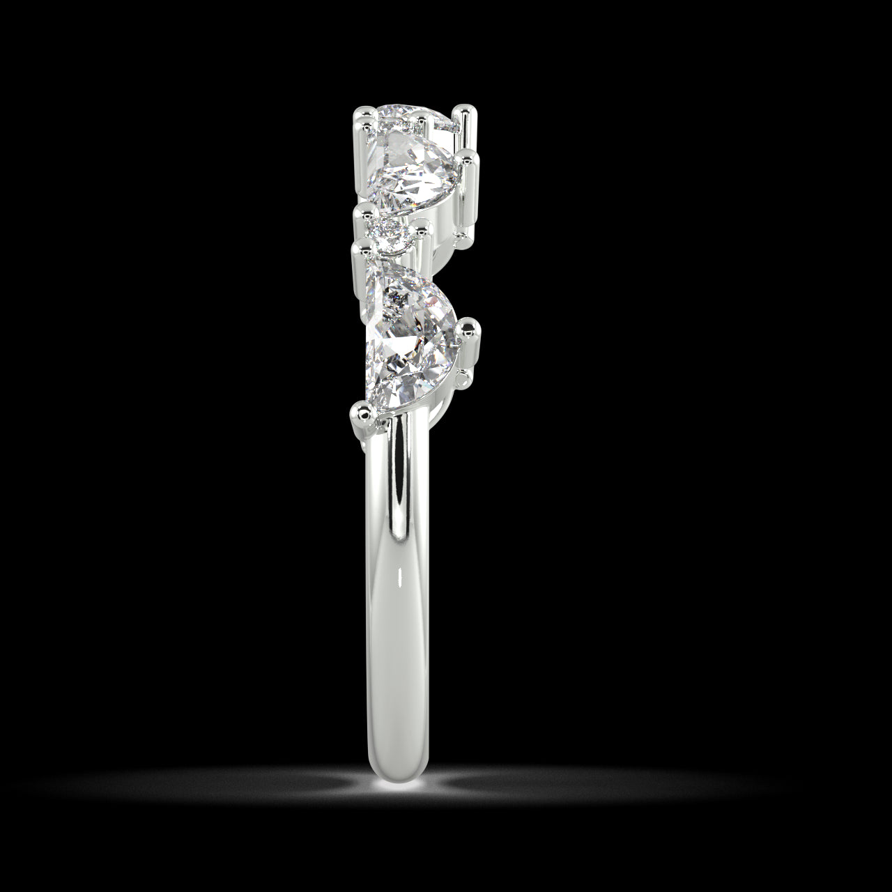Lunar Eclipse Diamond Ring