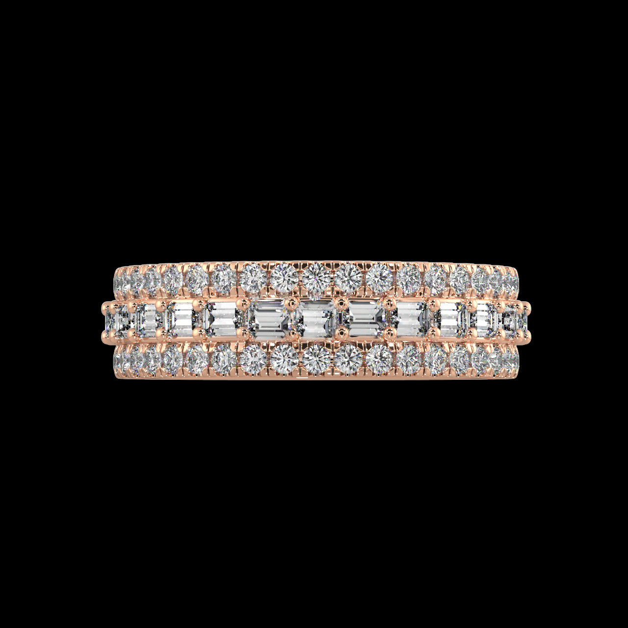 Iris Baguette Diamond Ring