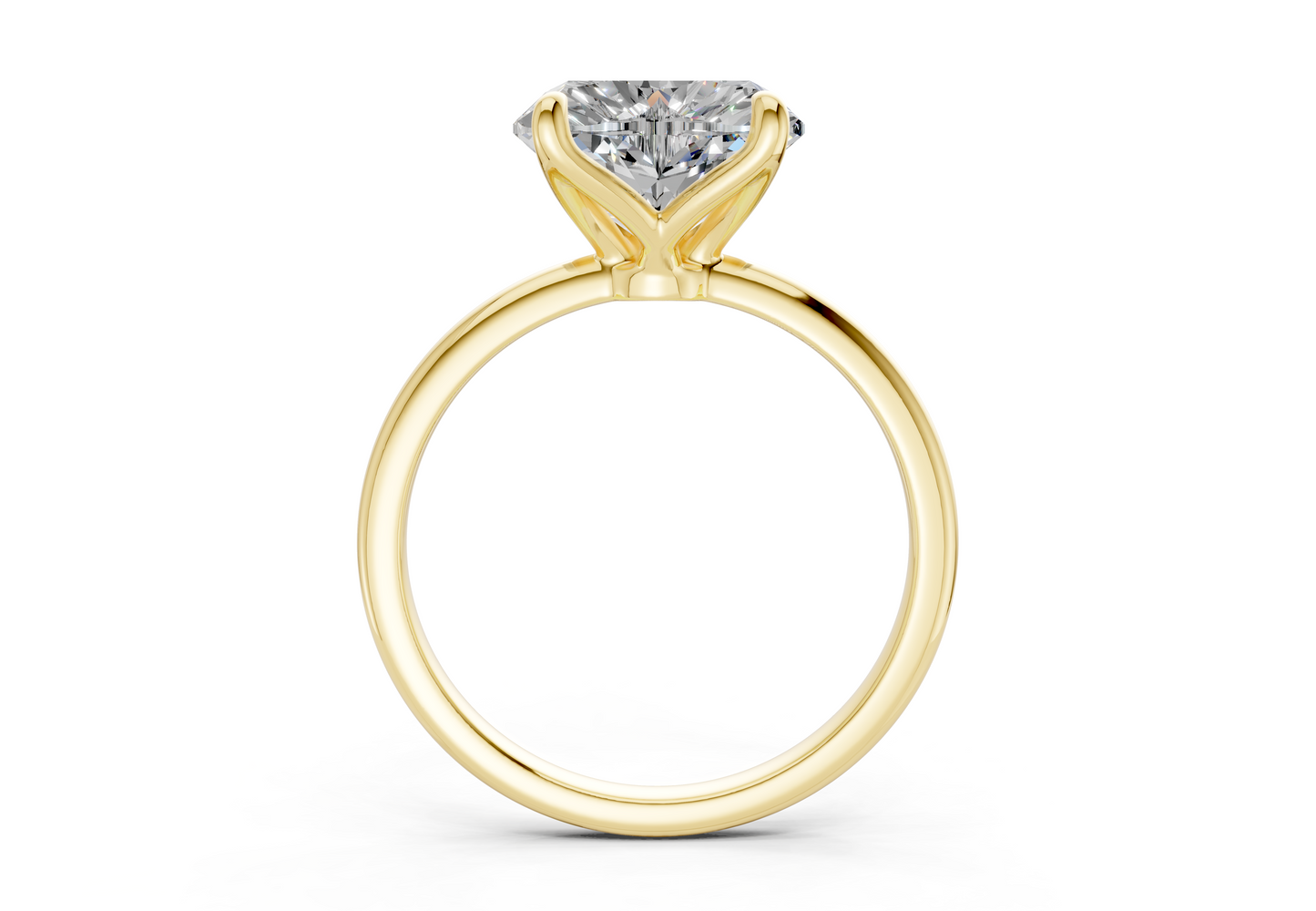 Phoenix Diamond Solitaire Heart Cut 2mm Engagement Ring