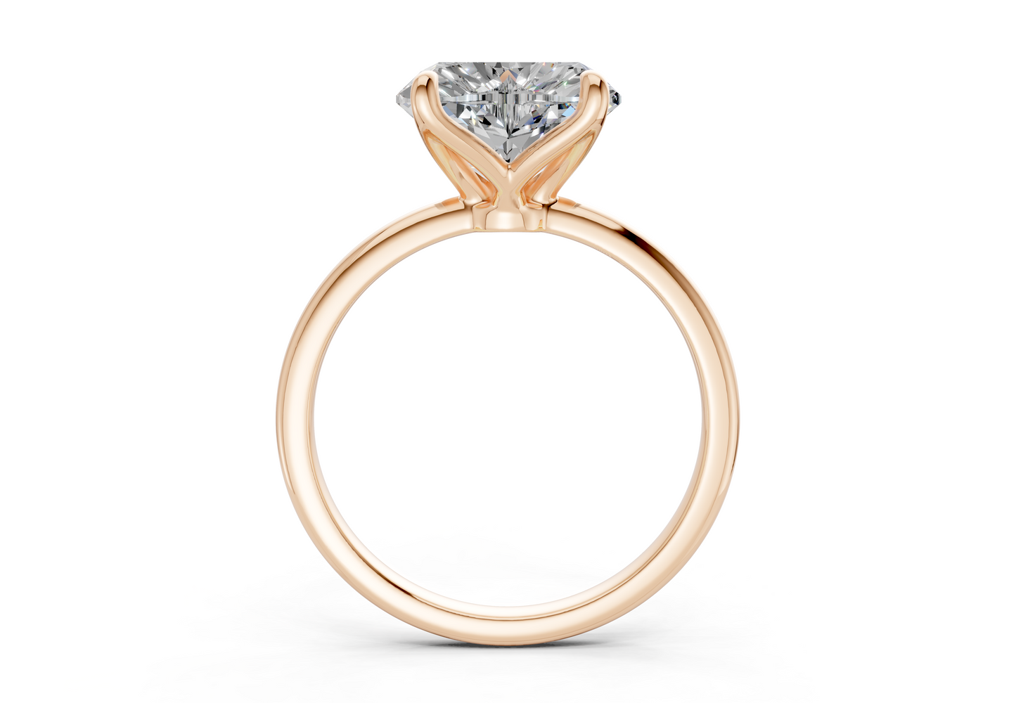 Phoenix Diamond Solitaire Heart Cut 2mm Engagement Ring