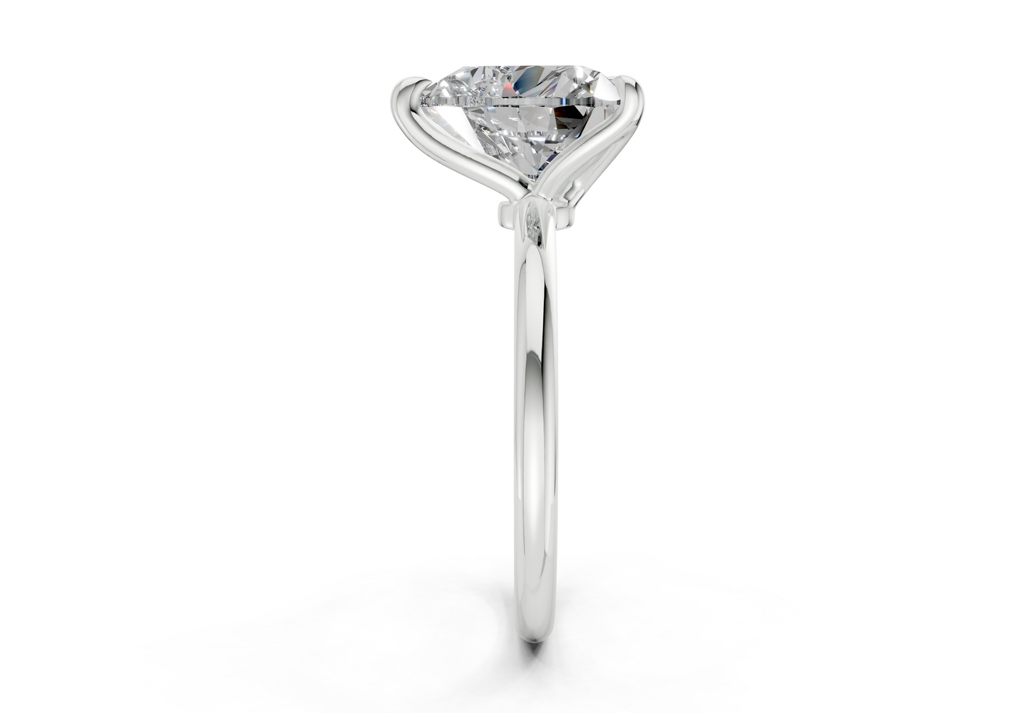 Phoenix Diamond Solitaire Heart Cut 2.3mm Engagement Ring
