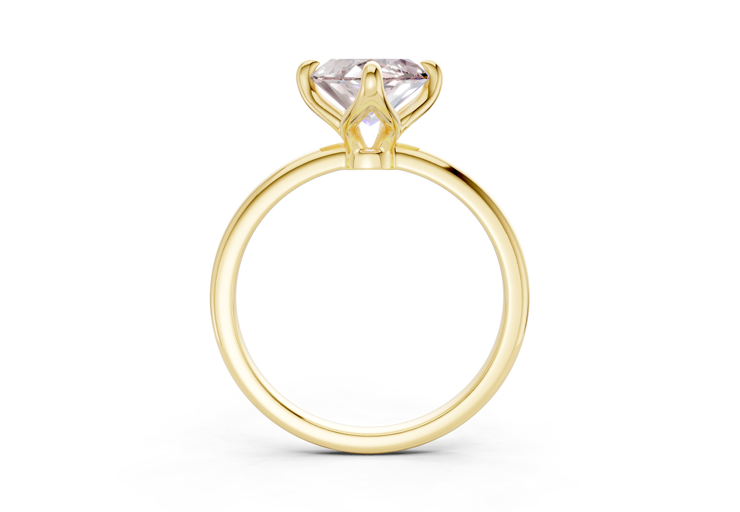 Phoenix Pink Diamond Solitaire Marquise Cut 1.8mm Engagement Ring