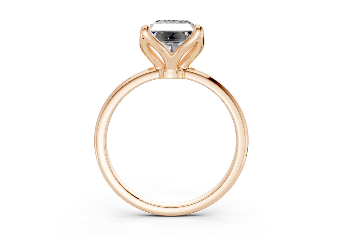 Phoenix Diamond Solitaire Radiant Cut 2mm Engagement Ring