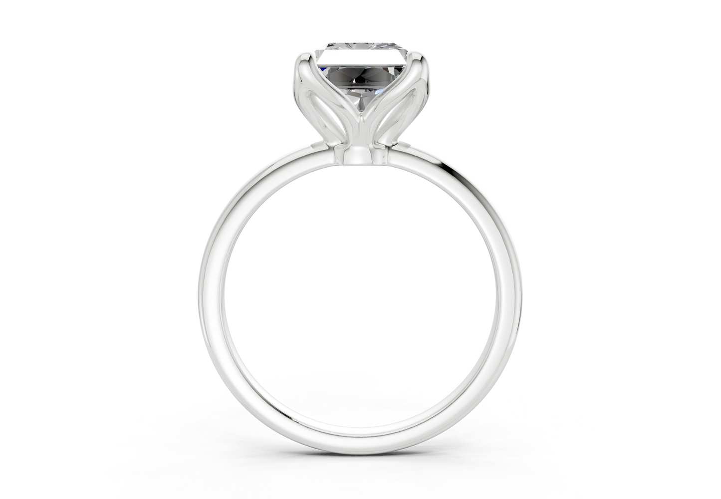 Phoenix Diamond Solitaire Radiant Cut 2mm Engagement Ring