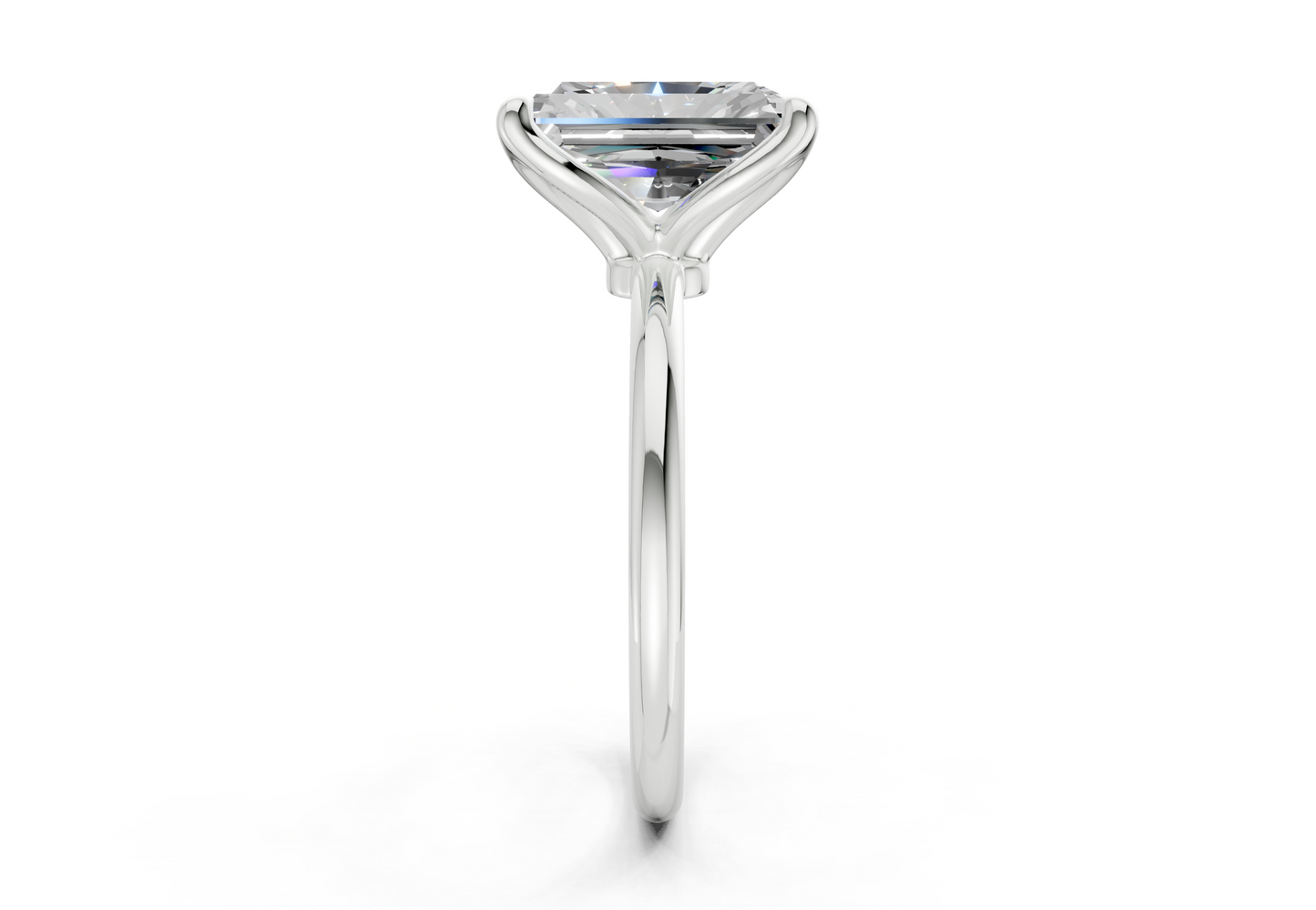 Phoenix Diamond Solitaire Radiant Cut 2mm Engagement Ring