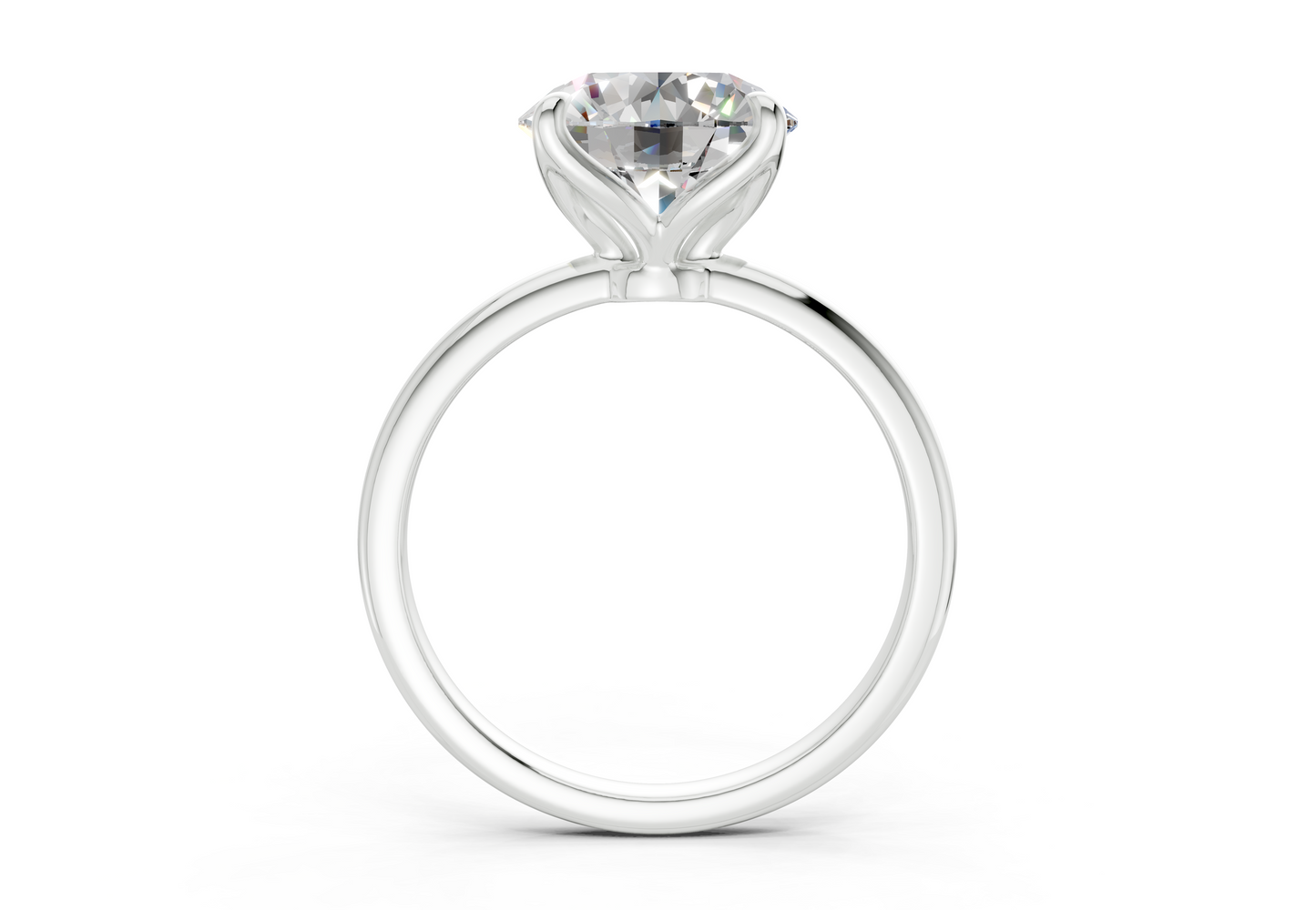 Phoenix Diamond Solitaire Round Cut 2mm Engagement Ring