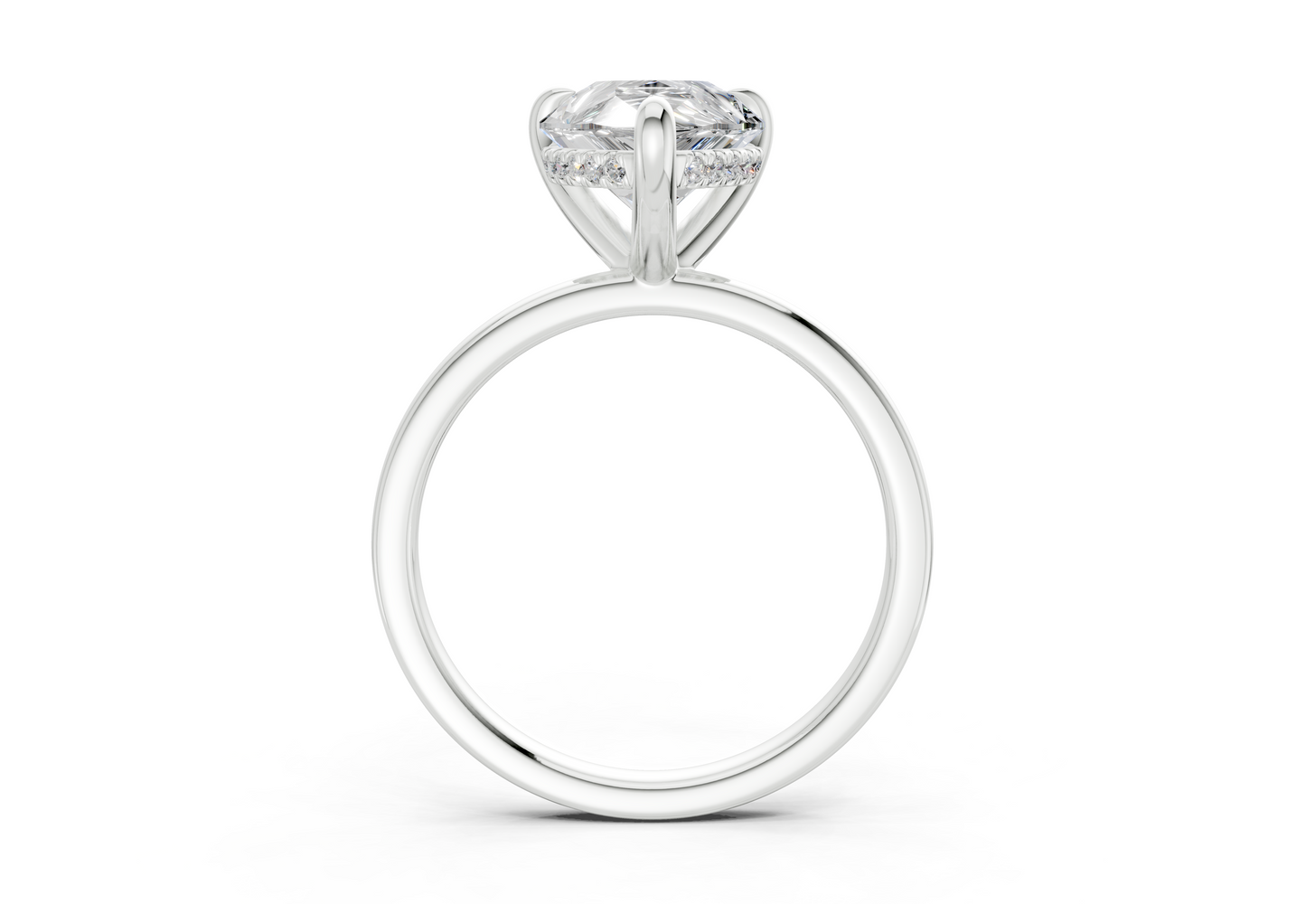 Solstice Diamond Solitaire Pear Cut 2.3mm Engagement Ring