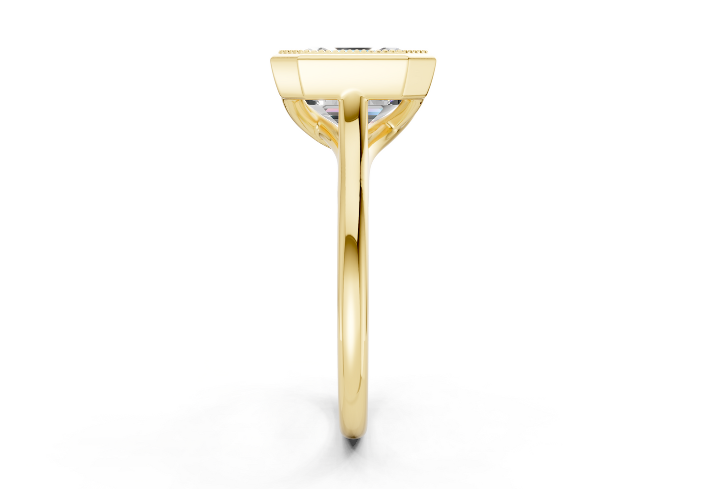 The Hudson Bezel Solitaire Engagement Ring