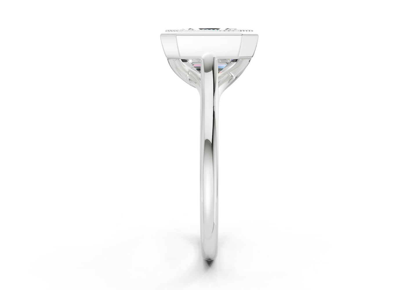 The Hudson Bezel Solitaire Engagement Ring