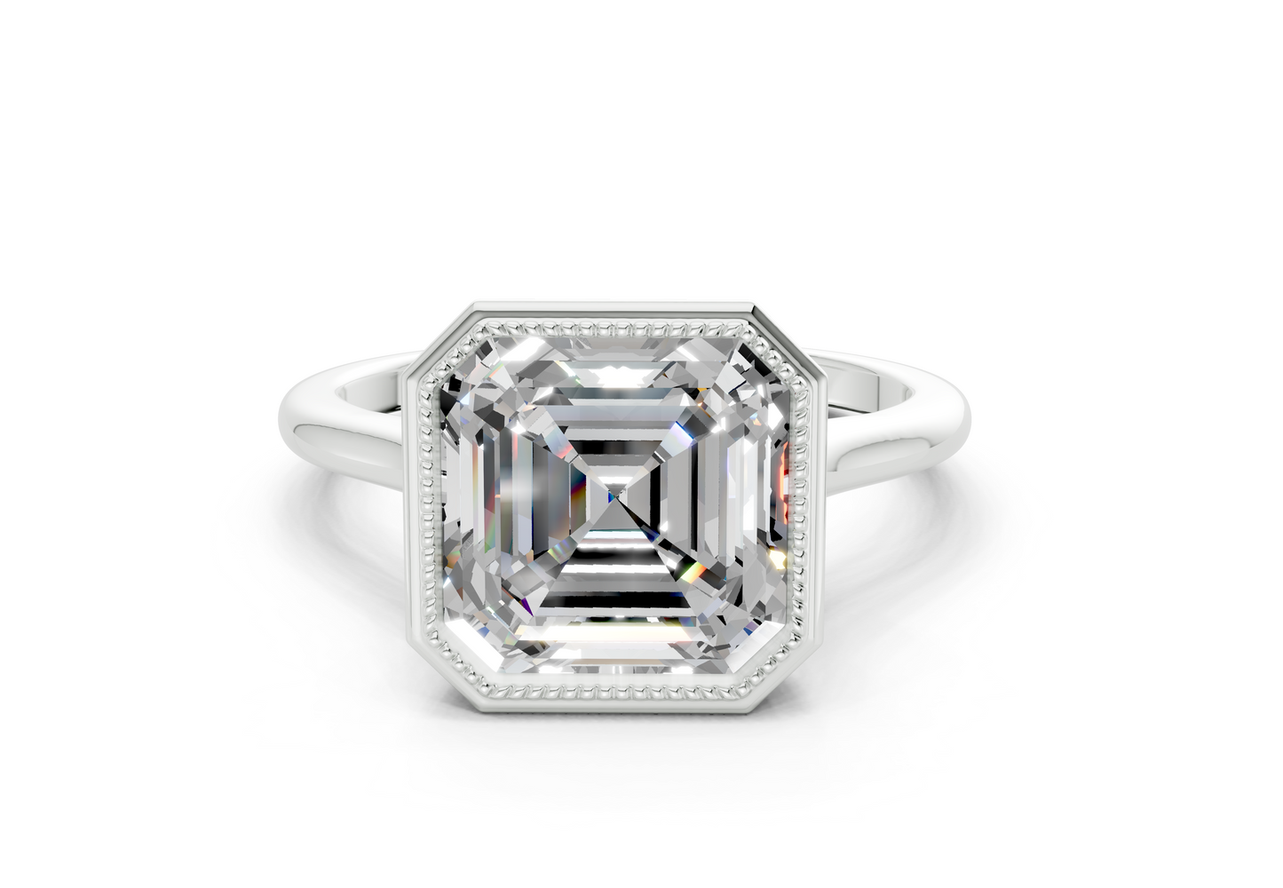 The Hudson Bezel Solitaire Engagement Ring