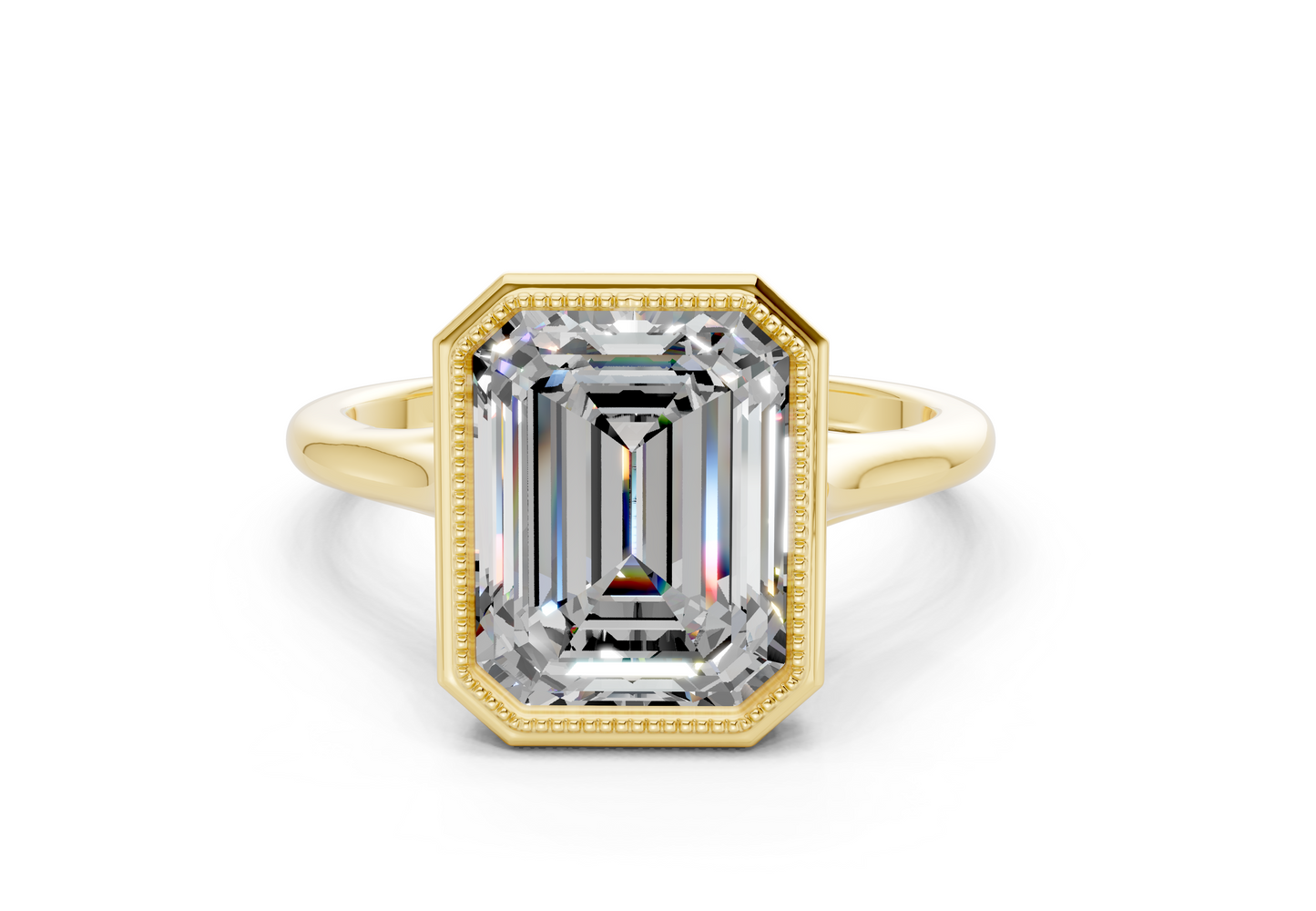 The Hudson Bezel Solitaire Engagement Ring