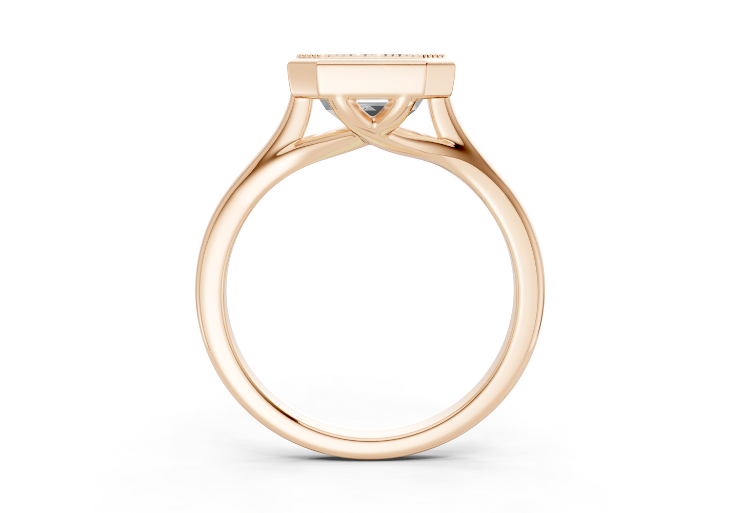 The Hudson Bezel Solitaire Engagement Ring