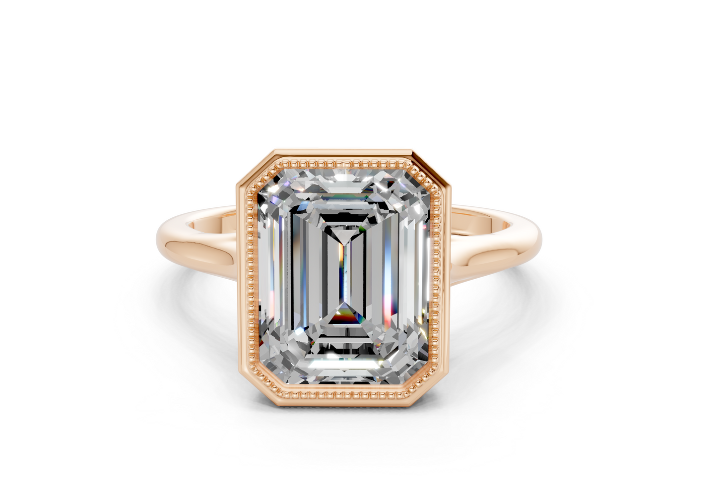 The Hudson Bezel Solitaire Engagement Ring
