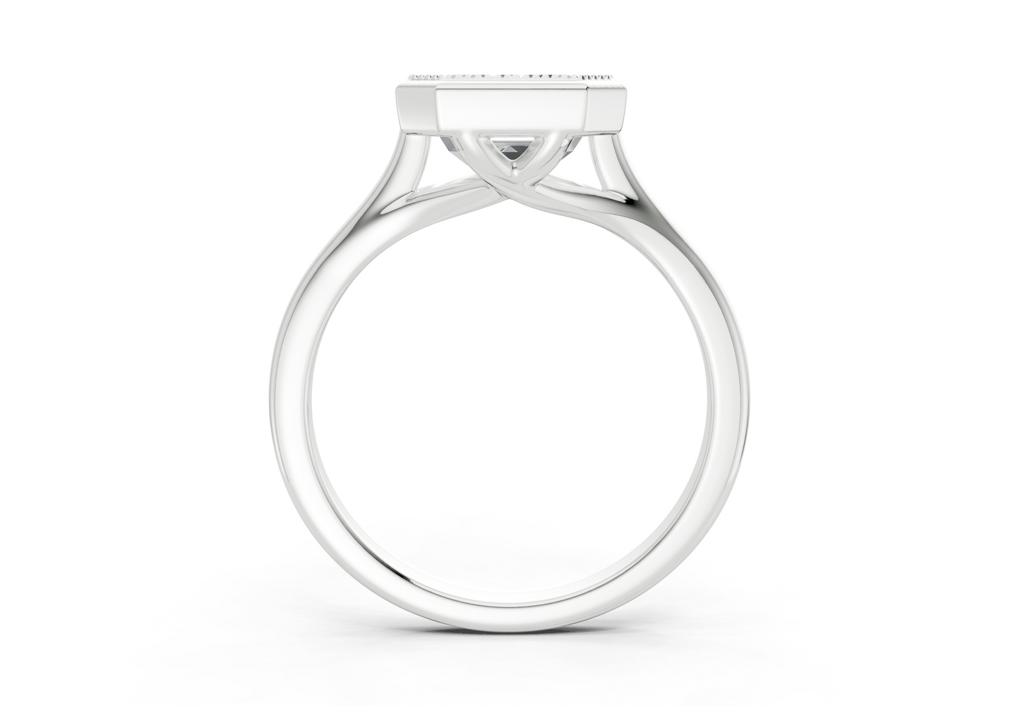 The Hudson Bezel Solitaire Engagement Ring