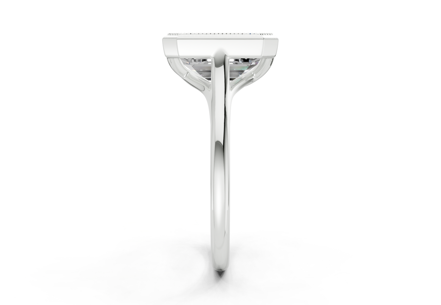 The Hudson Bezel Solitaire Engagement Ring