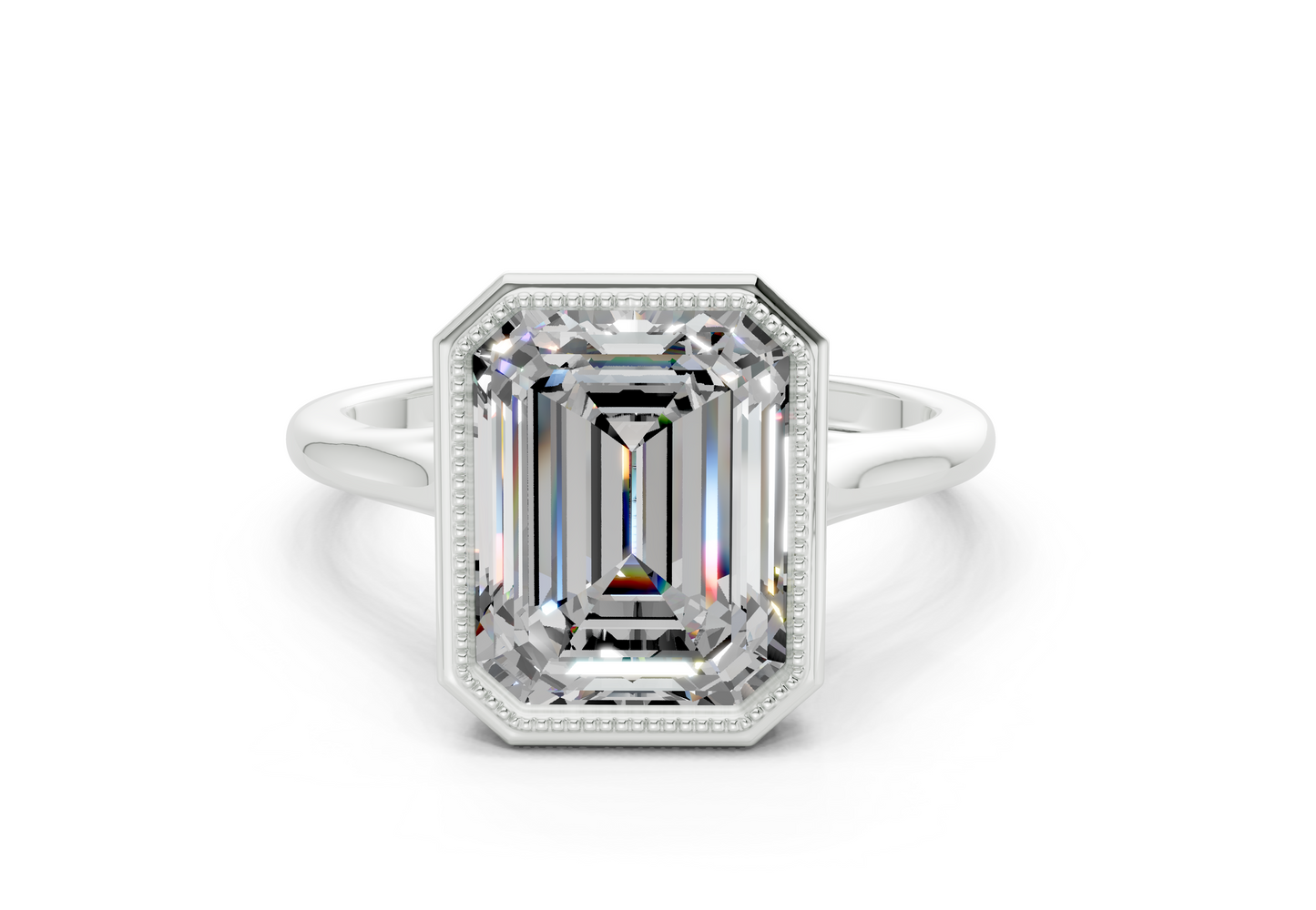 The Hudson Bezel Solitaire Engagement Ring