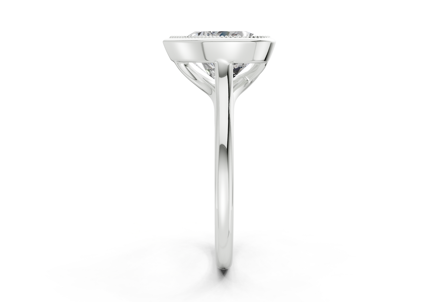 The Hudson Bezel Solitaire Engagement Ring