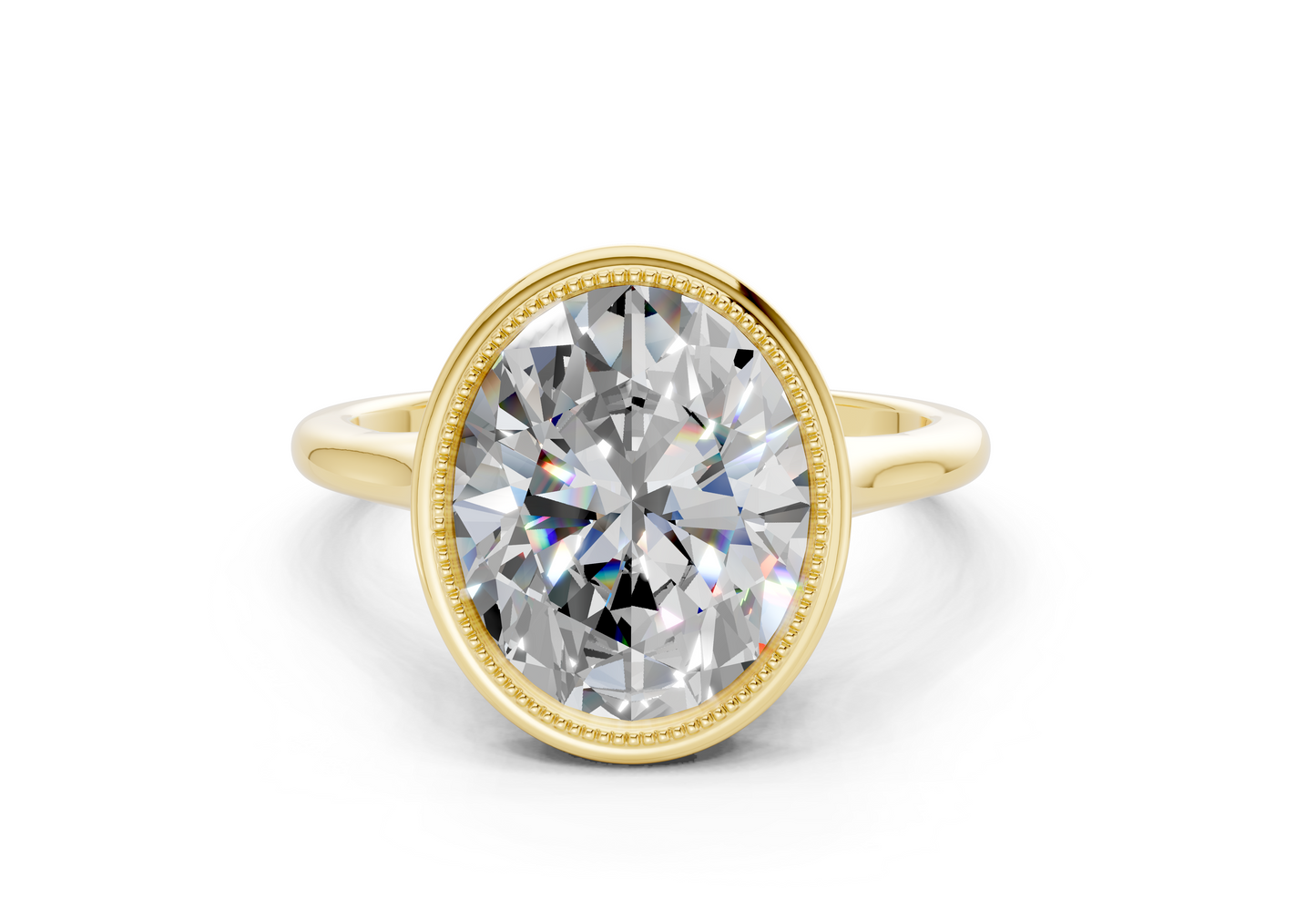 The Hudson Bezel Solitaire Engagement Ring
