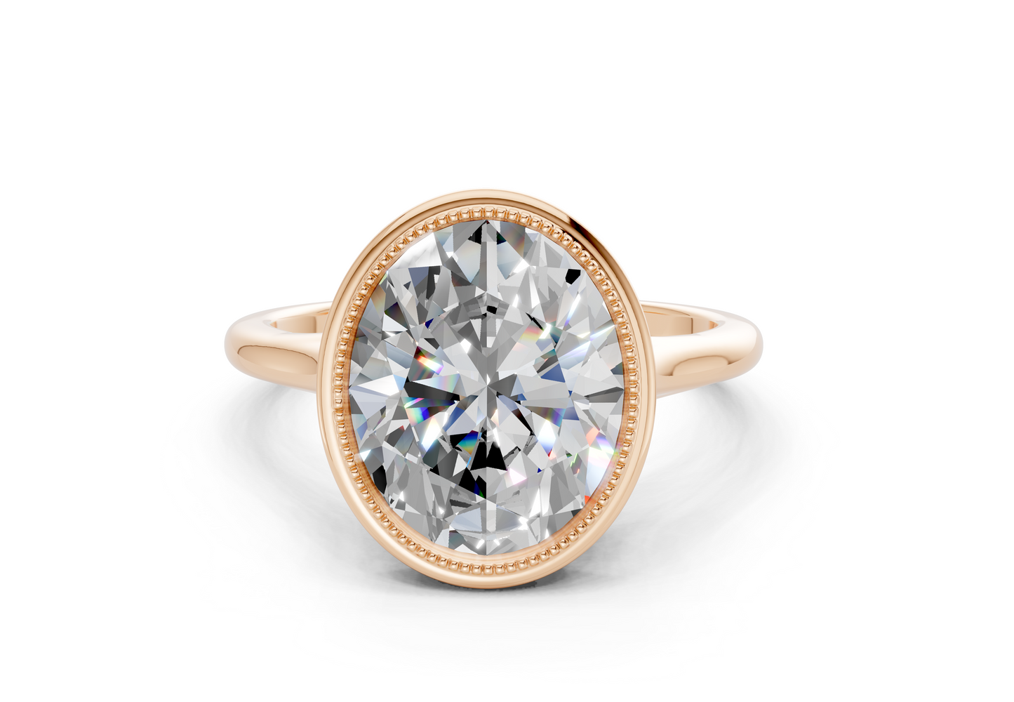The Hudson Bezel Solitaire Engagement Ring