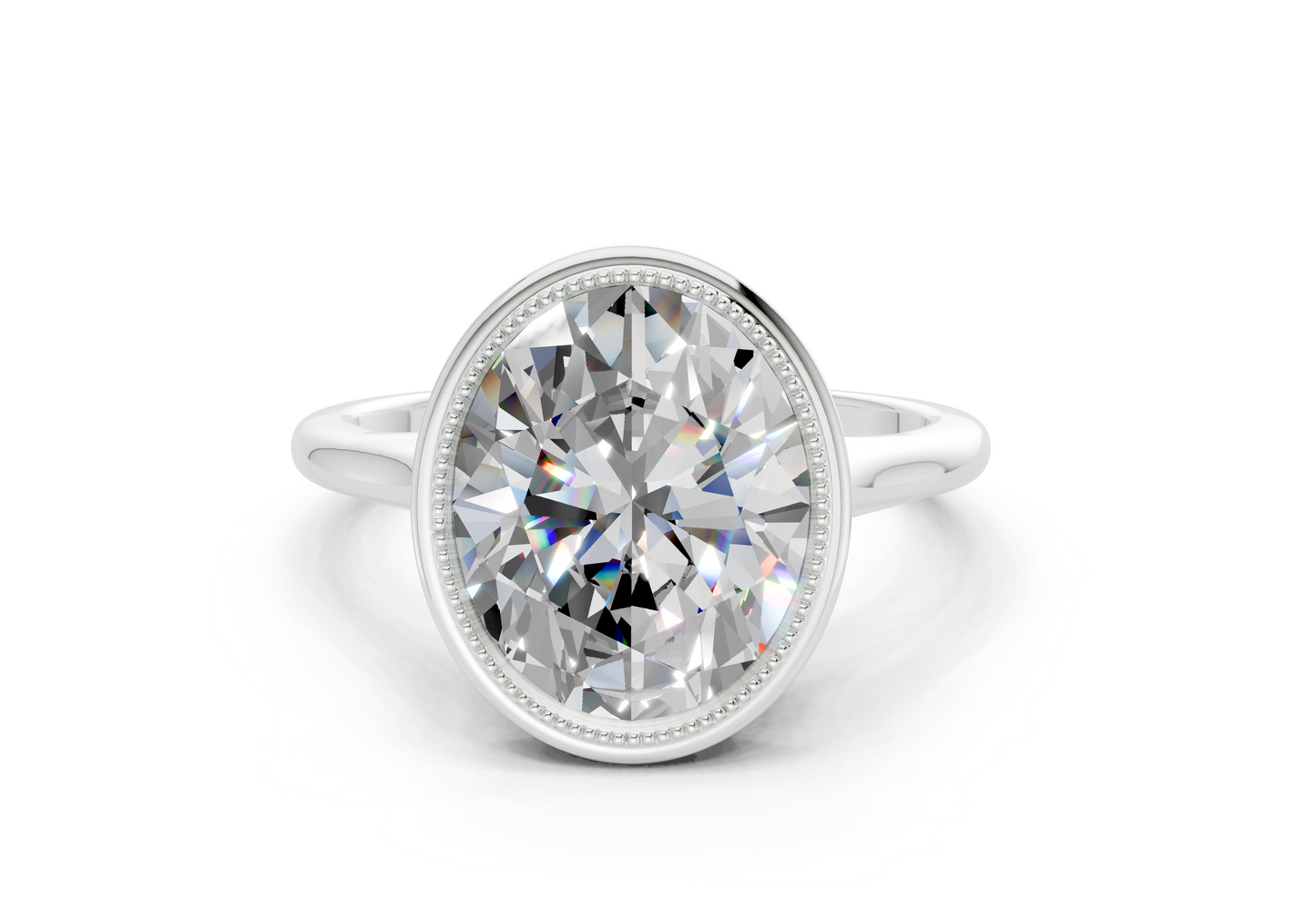 The Hudson Bezel Solitaire Engagement Ring