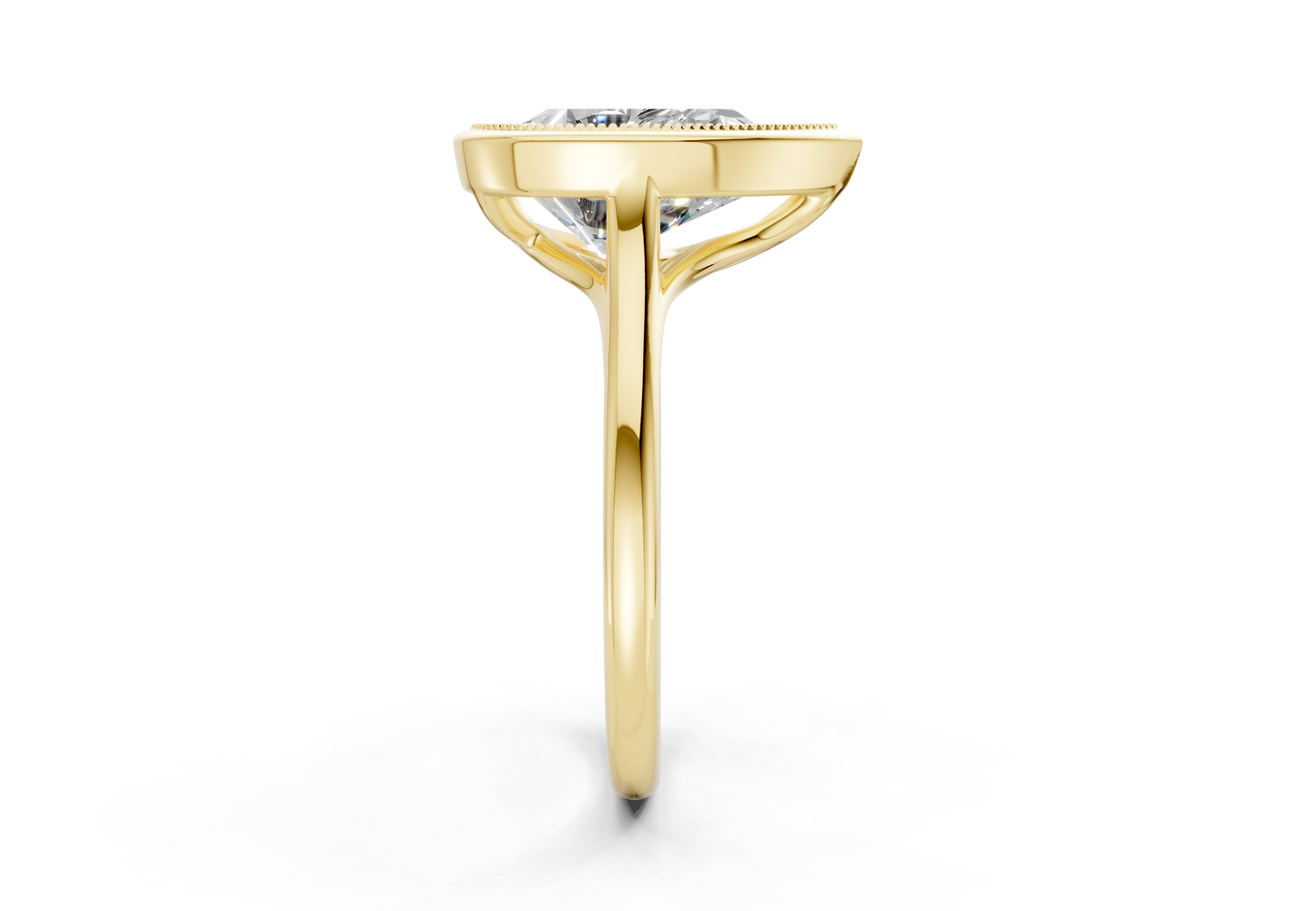 The Hudson Bezel Solitaire Engagement Ring
