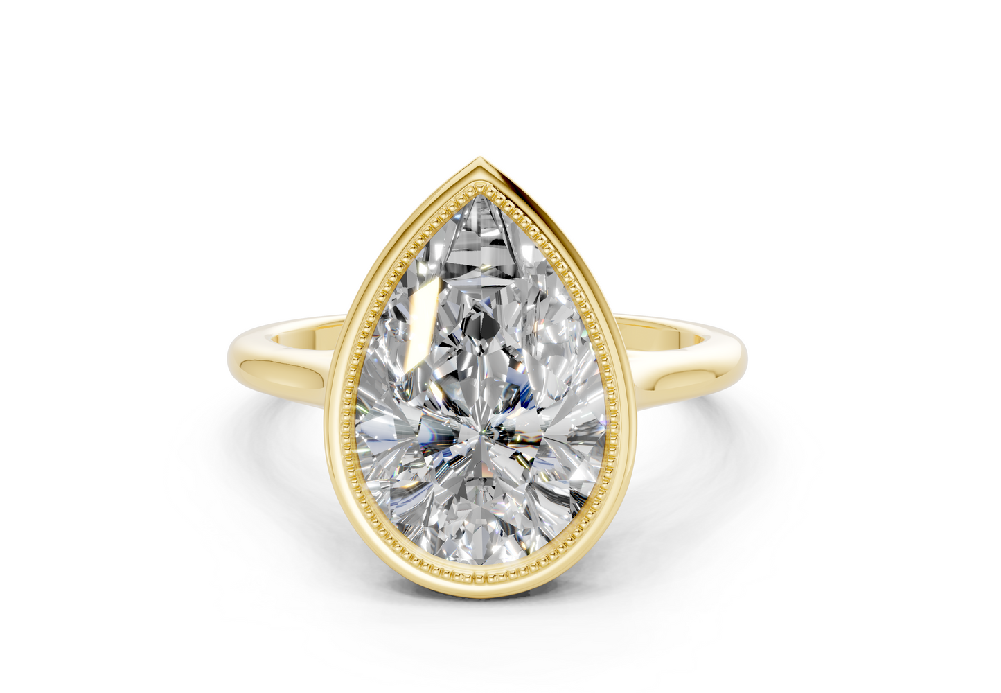 The Hudson Bezel Solitaire Engagement Ring