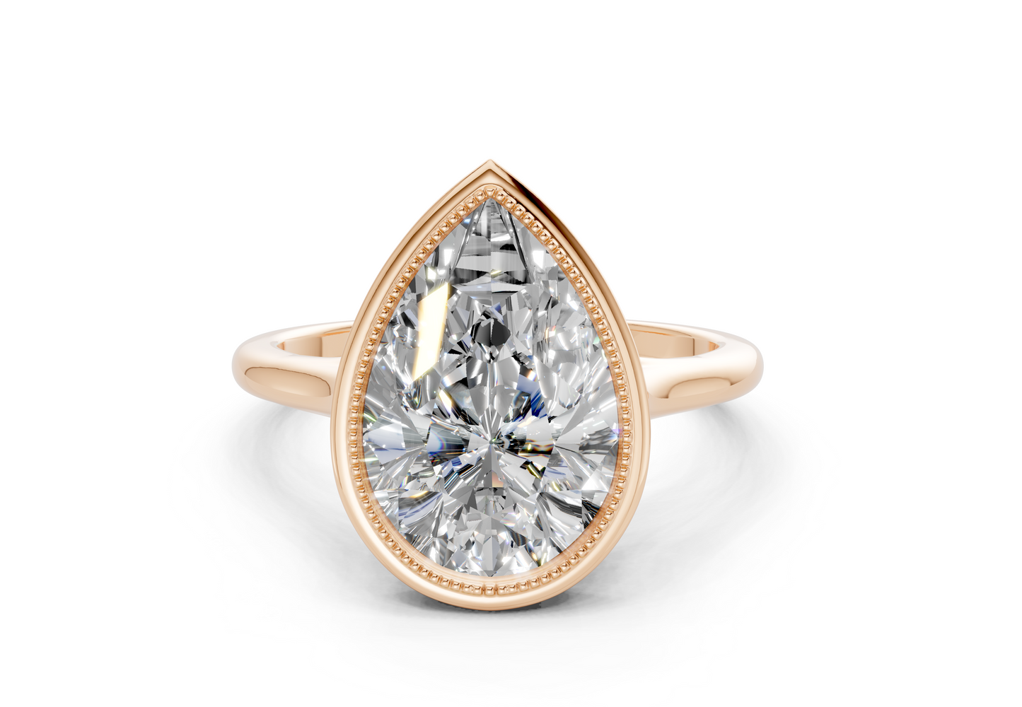 The Hudson Bezel Solitaire Engagement Ring