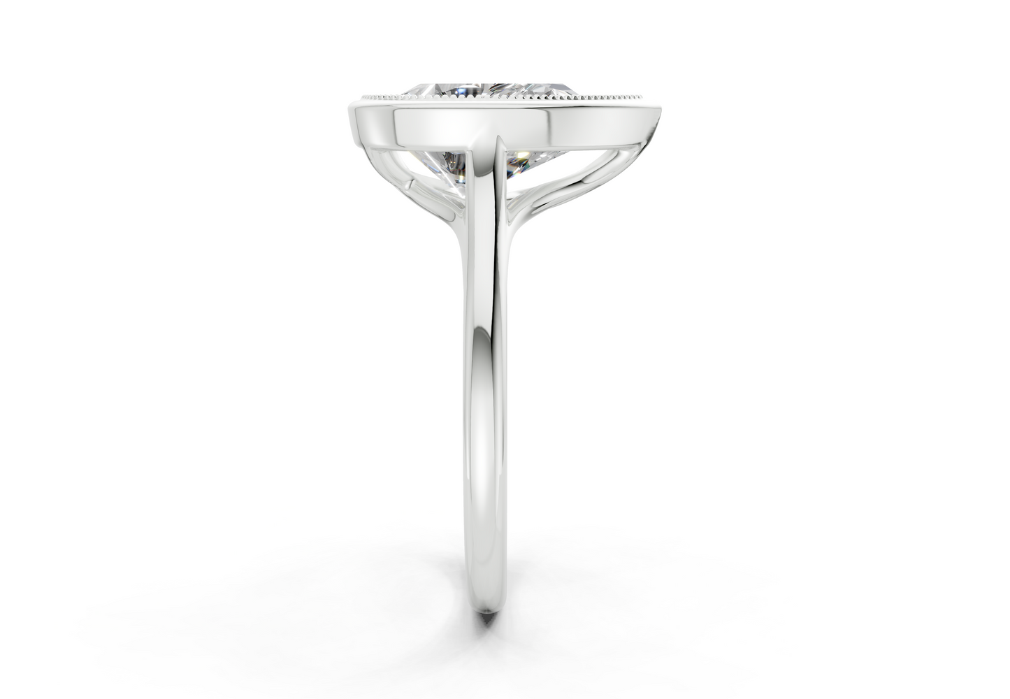 The Hudson Bezel Solitaire Engagement Ring