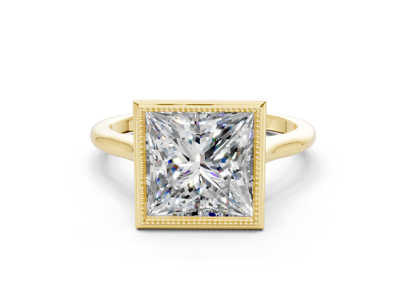 The Hudson Bezel Solitaire Engagement Ring